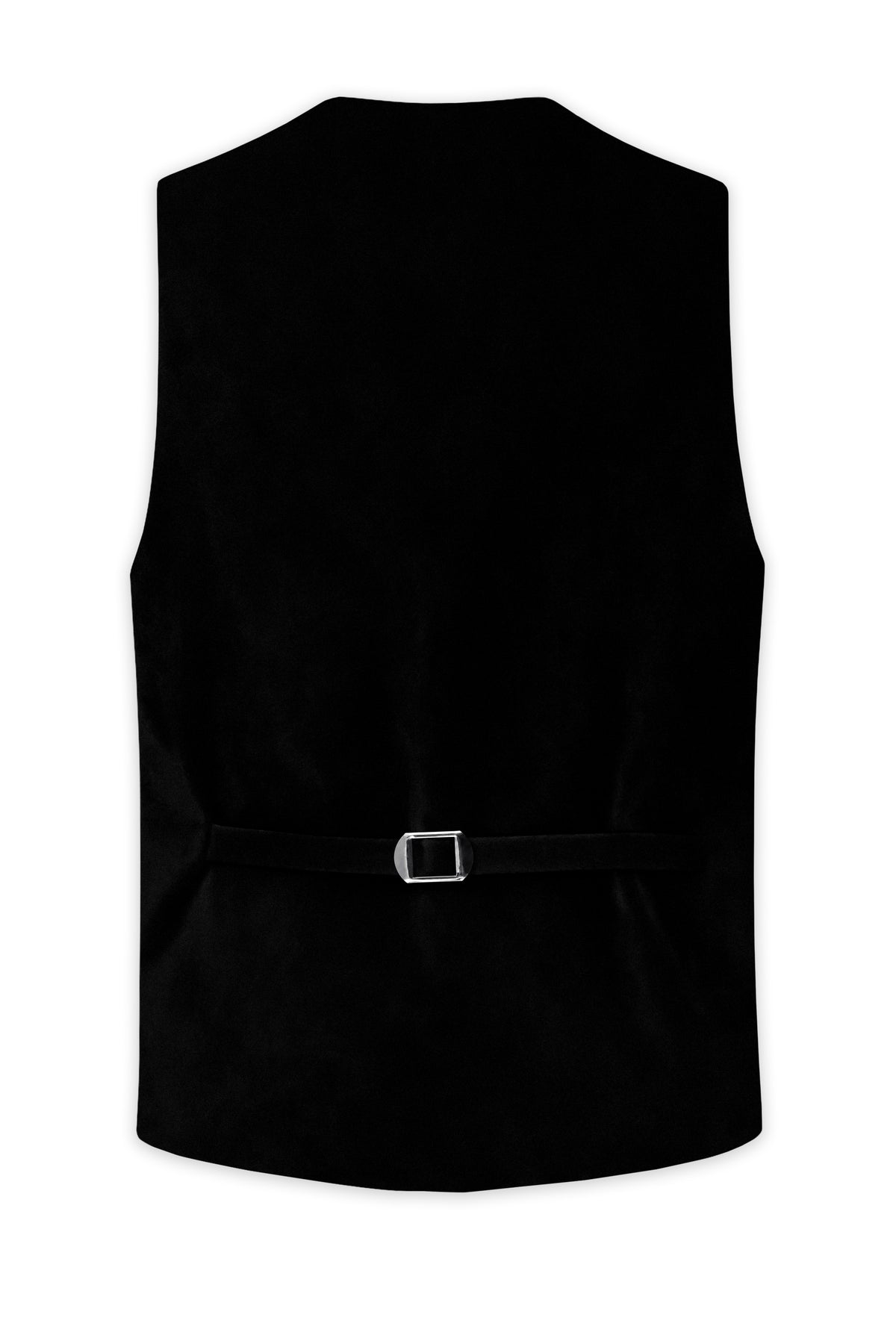 Aurelius-Jade Black Velvet Waistcoat