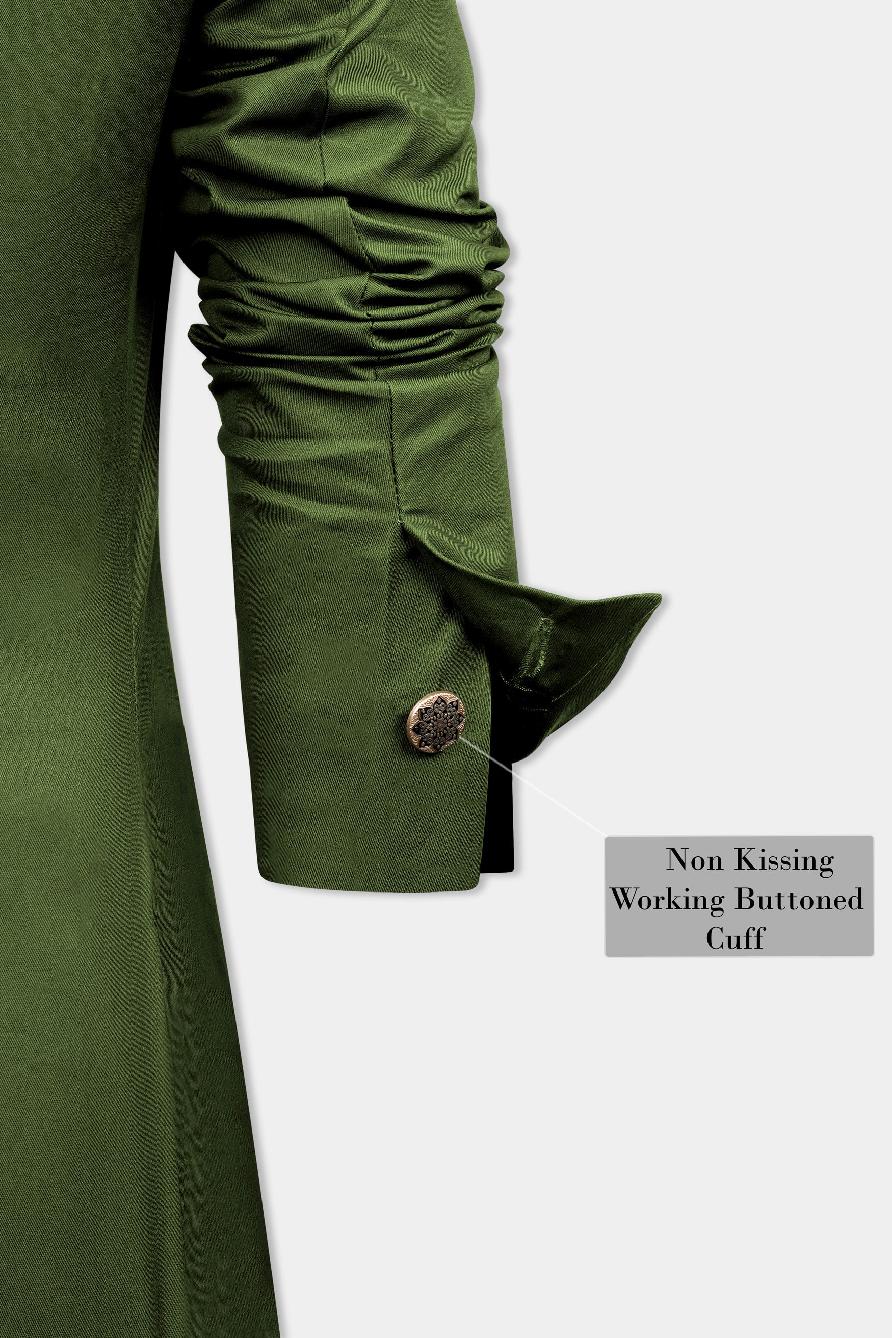 Forest Green Wool Rich Women’s Designer Tuxedo Blazer