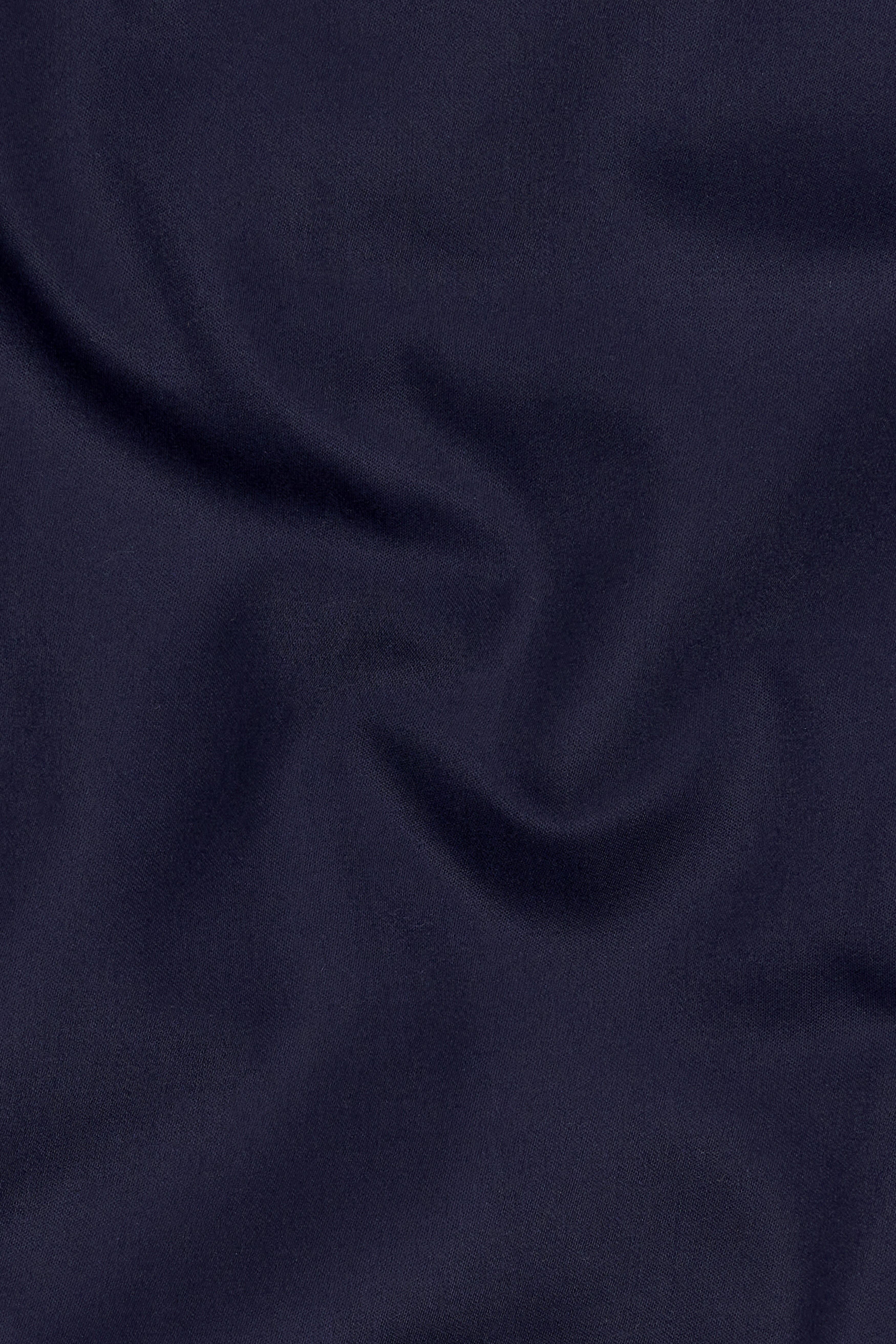 Navy Blue Subtle Sheen Textured Nehru Jacket