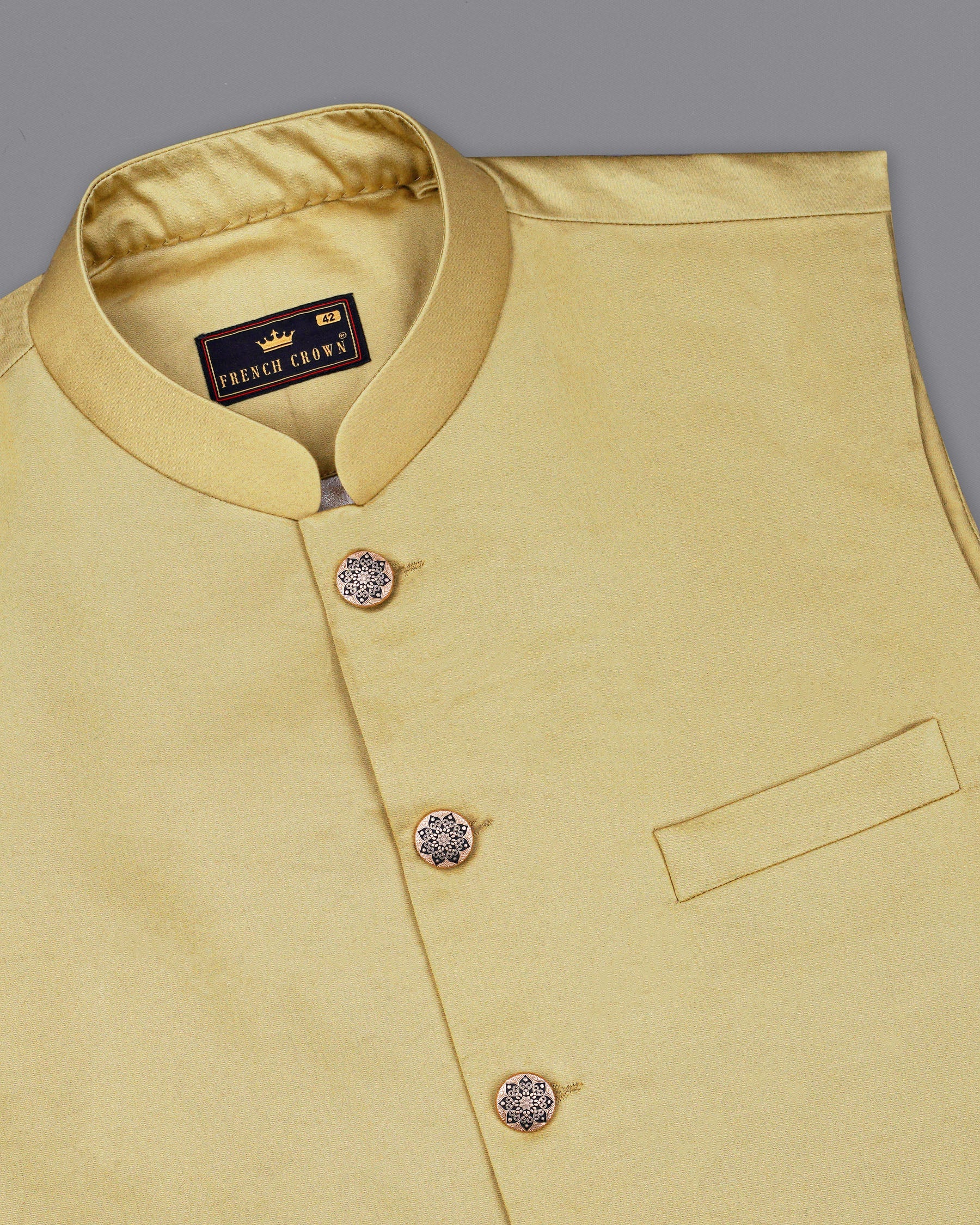 Coral Reef Texture Nehru Jacket WC1866-36, WC1866-38, WC1866-40, WC1866-42, WC1866-44, WC1866-46, WC1866-48, WC1866-50, WC1866-52, WC1866-54, WC1866-56, WC1866-58, WC1866-60