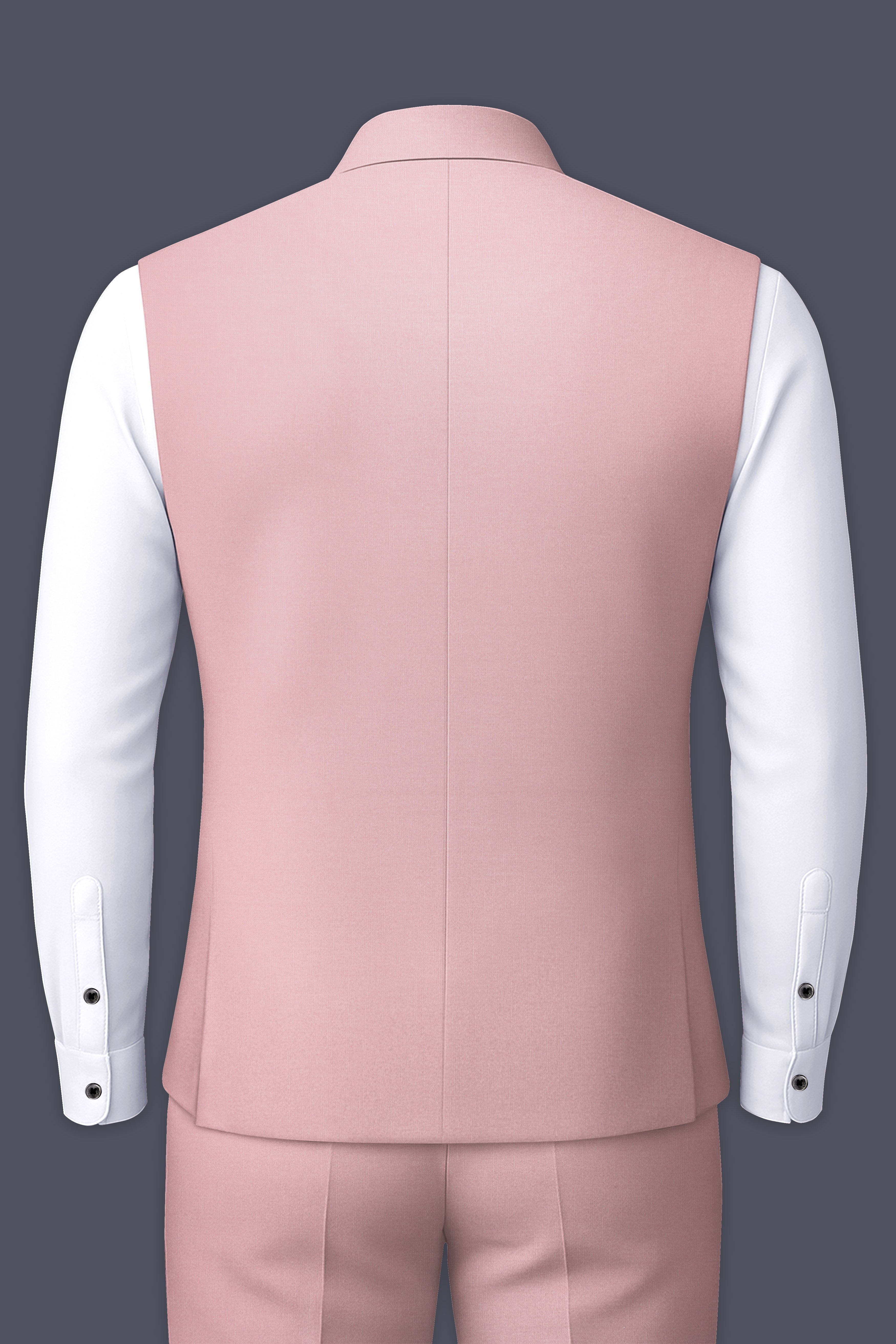 Beauty Bush Pink Designer Nehru Jacket