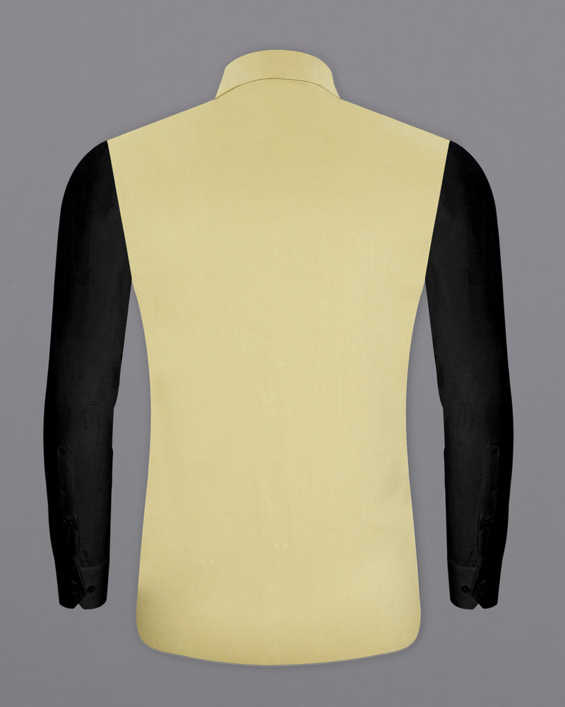 Maize Light Brown Stretchable Premium Cotton Traveler Nehru Jacket