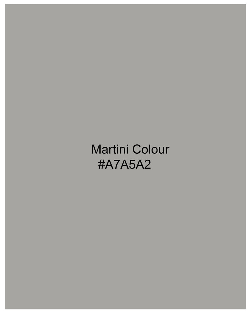 Martini Gray Stretchable Premium Cotton Traveler Nehru Jacket