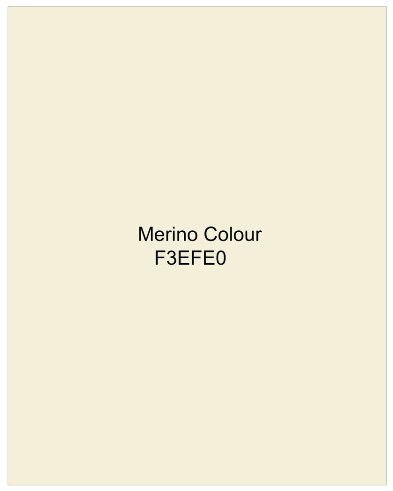 Merino Cream Stretchable Premium Cotton Traveler Nehru Jacket