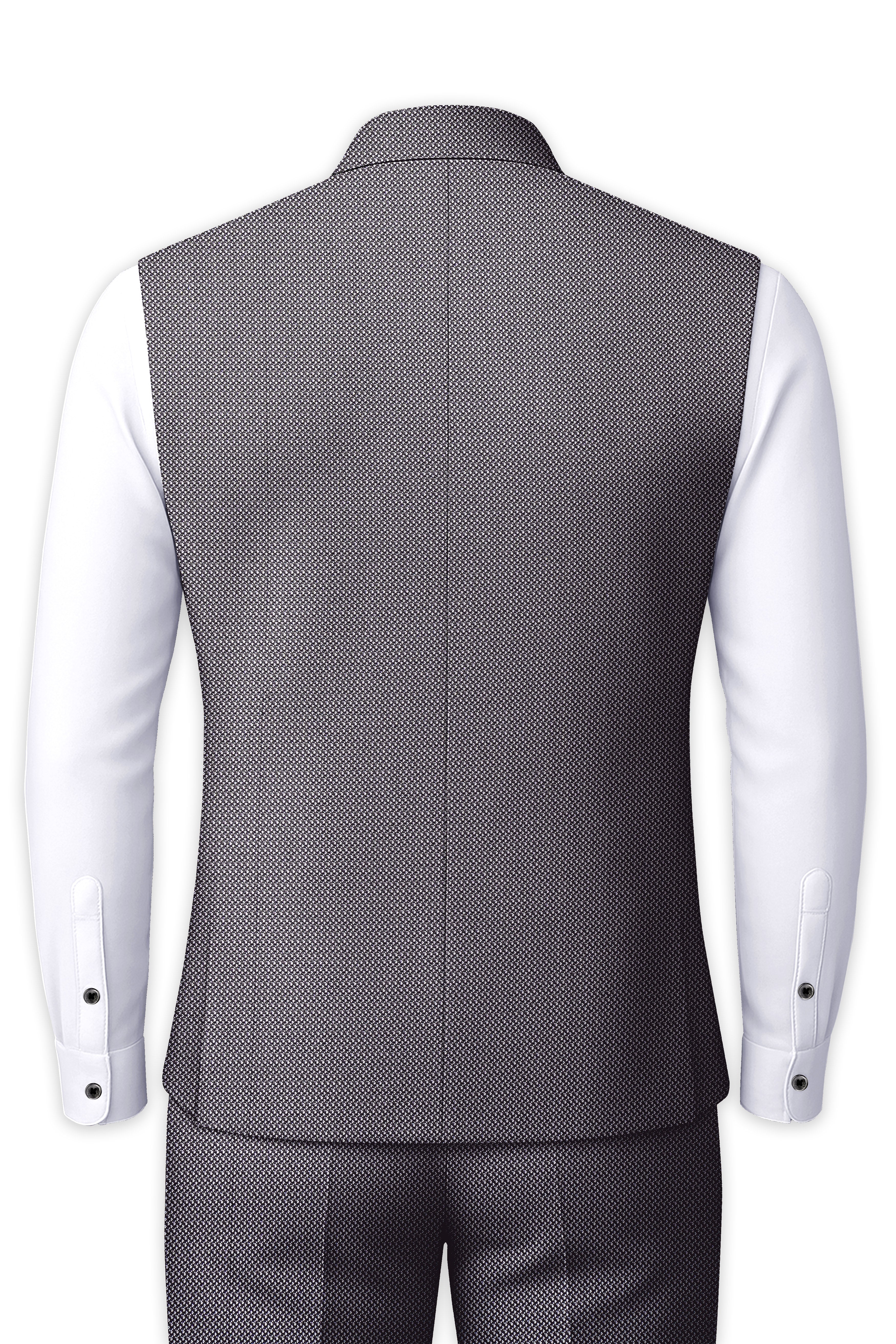 Flint with Tuatara Gray Wool Rich Nehru Jacket