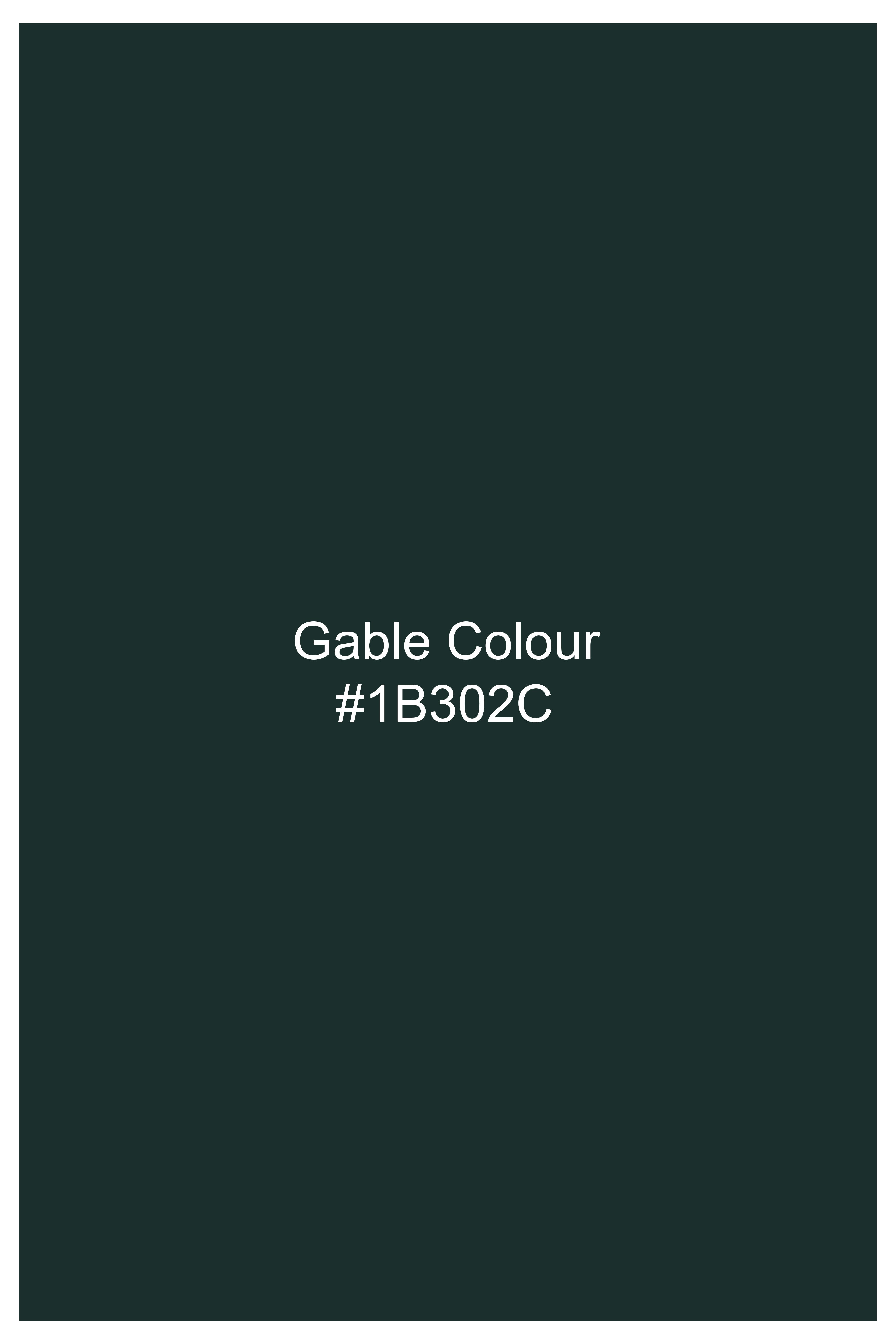 Gable Green Wool Rich Nehru Jacket WC3051-36, WC3051-38, WC3051-40, WC3051-42, WC3051-44, WC3051-46, WC3051-48, WC3051-50, WC3051-52, WC3051-54, WC3051-56, WC3051-58, WC3051-60