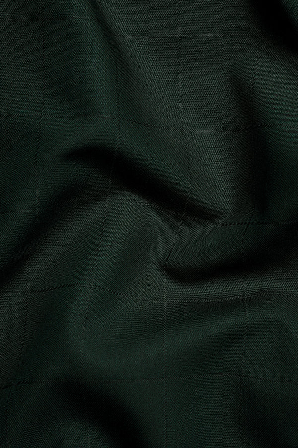 Sacramento Green Wool Rich Nehru Jacket