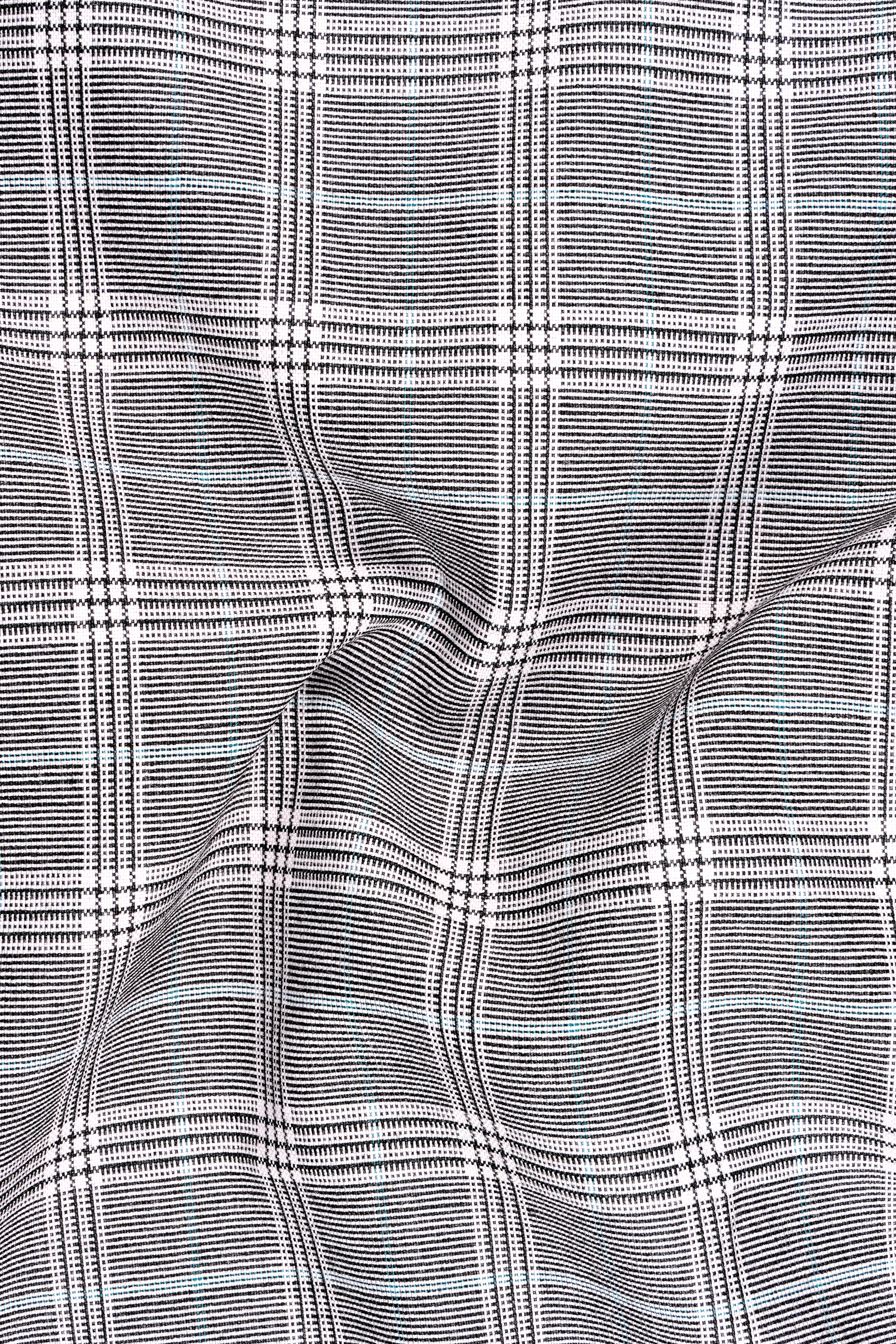 Venus Gray Plaid Wool Rich Nehru Jacket