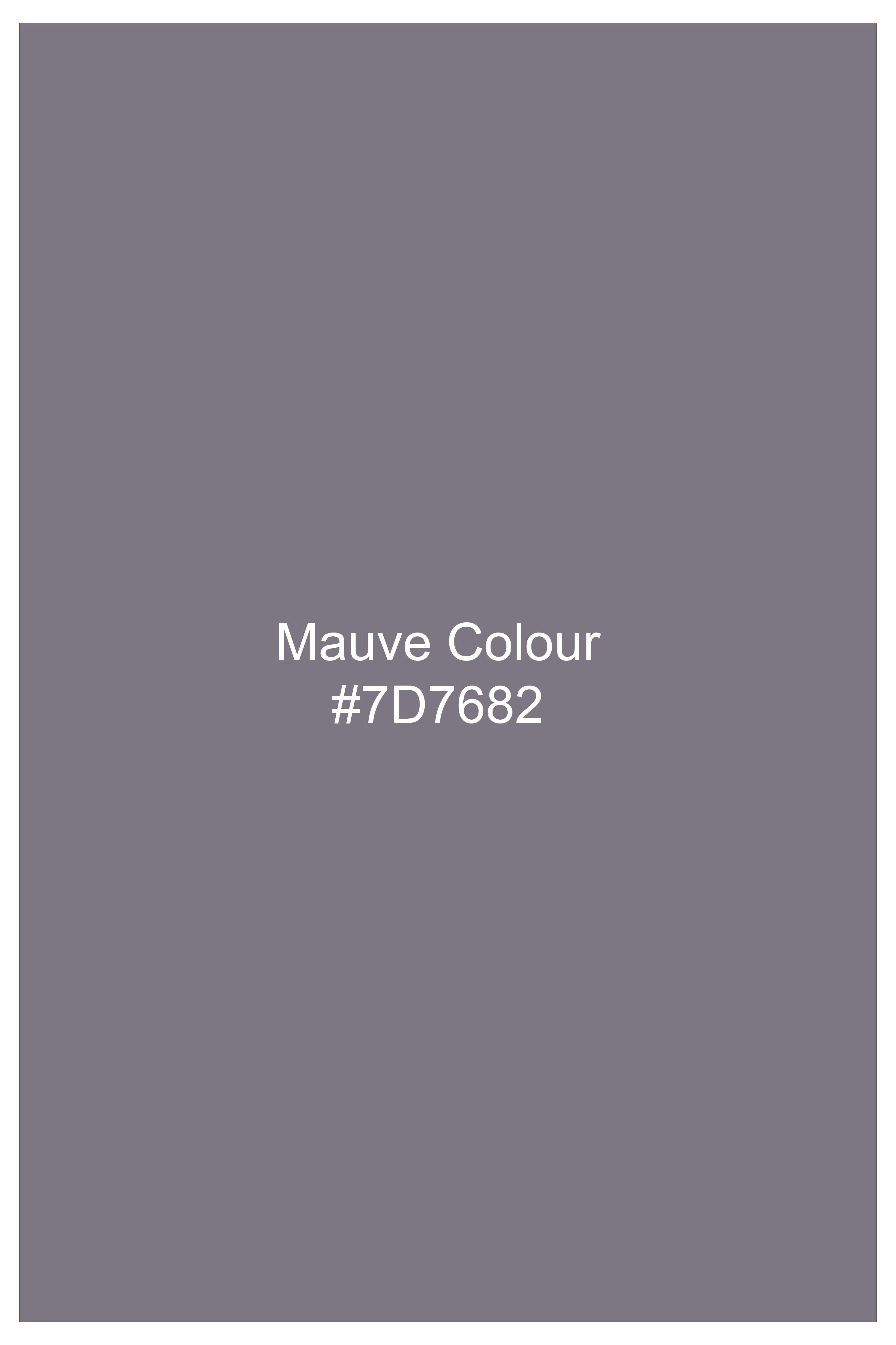 Velmoro-Mauve Gray Pin Striped Wool Rich Slight Stretch Nehru Jacket