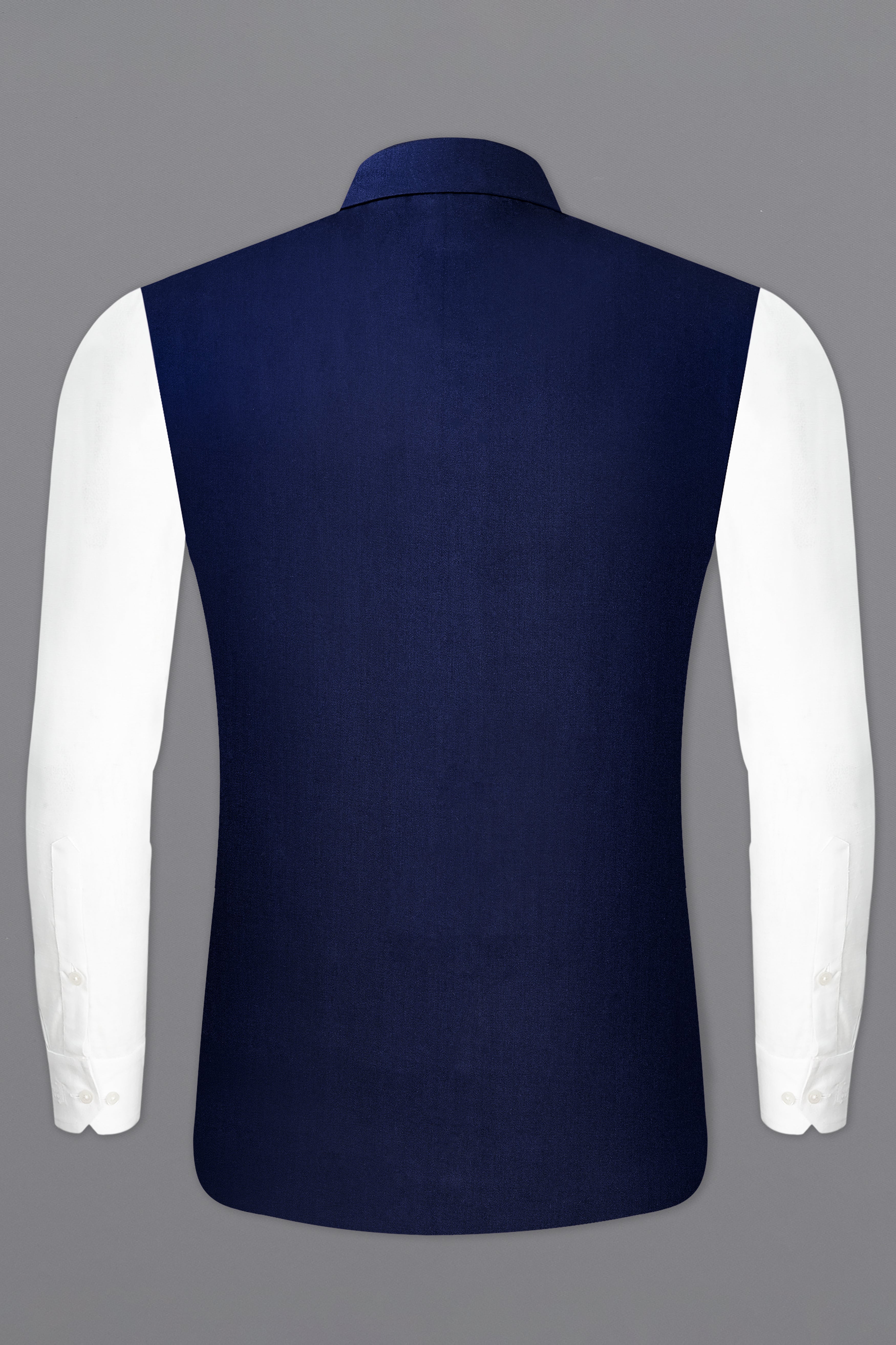 Space Blue Nehru Jacket