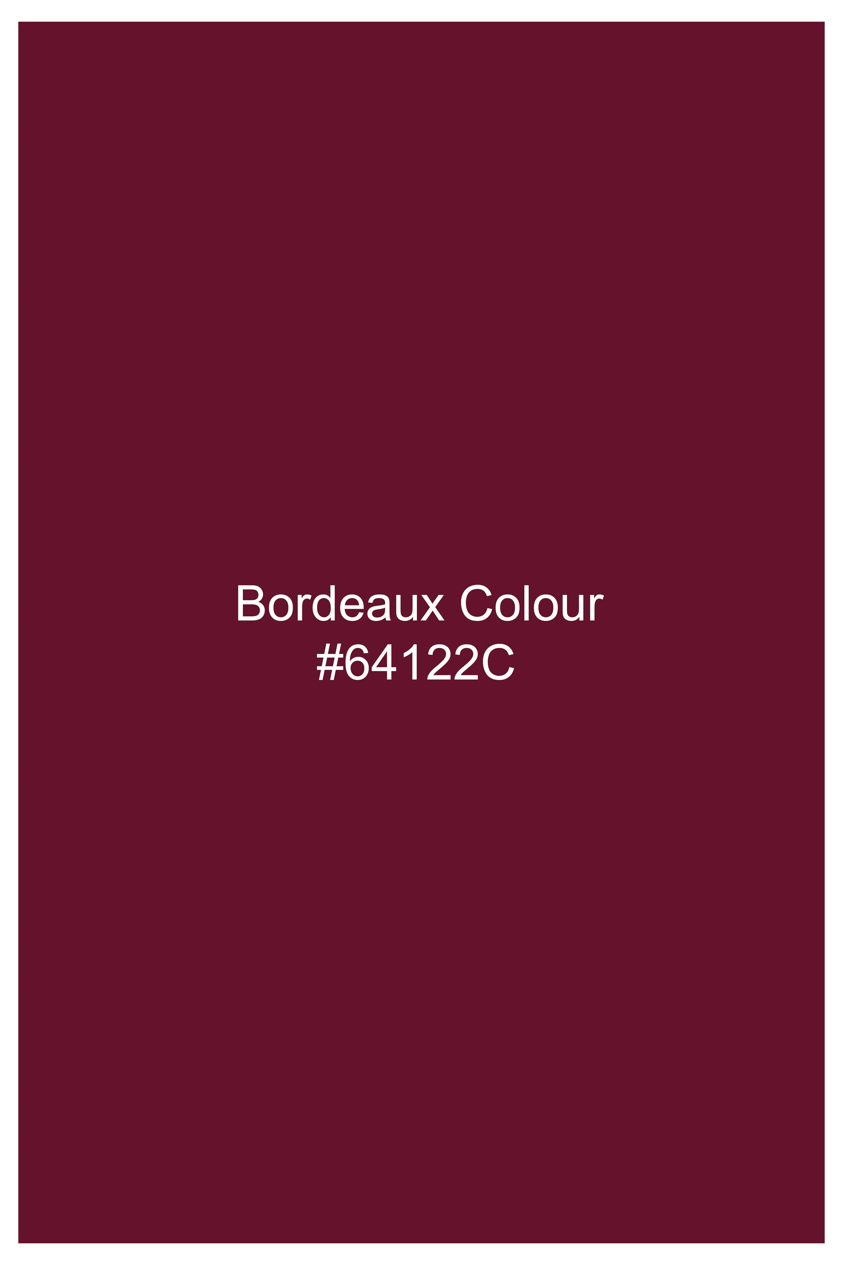 Bordeaux Maroon Ankle Length Premium Cotton Palazzo
