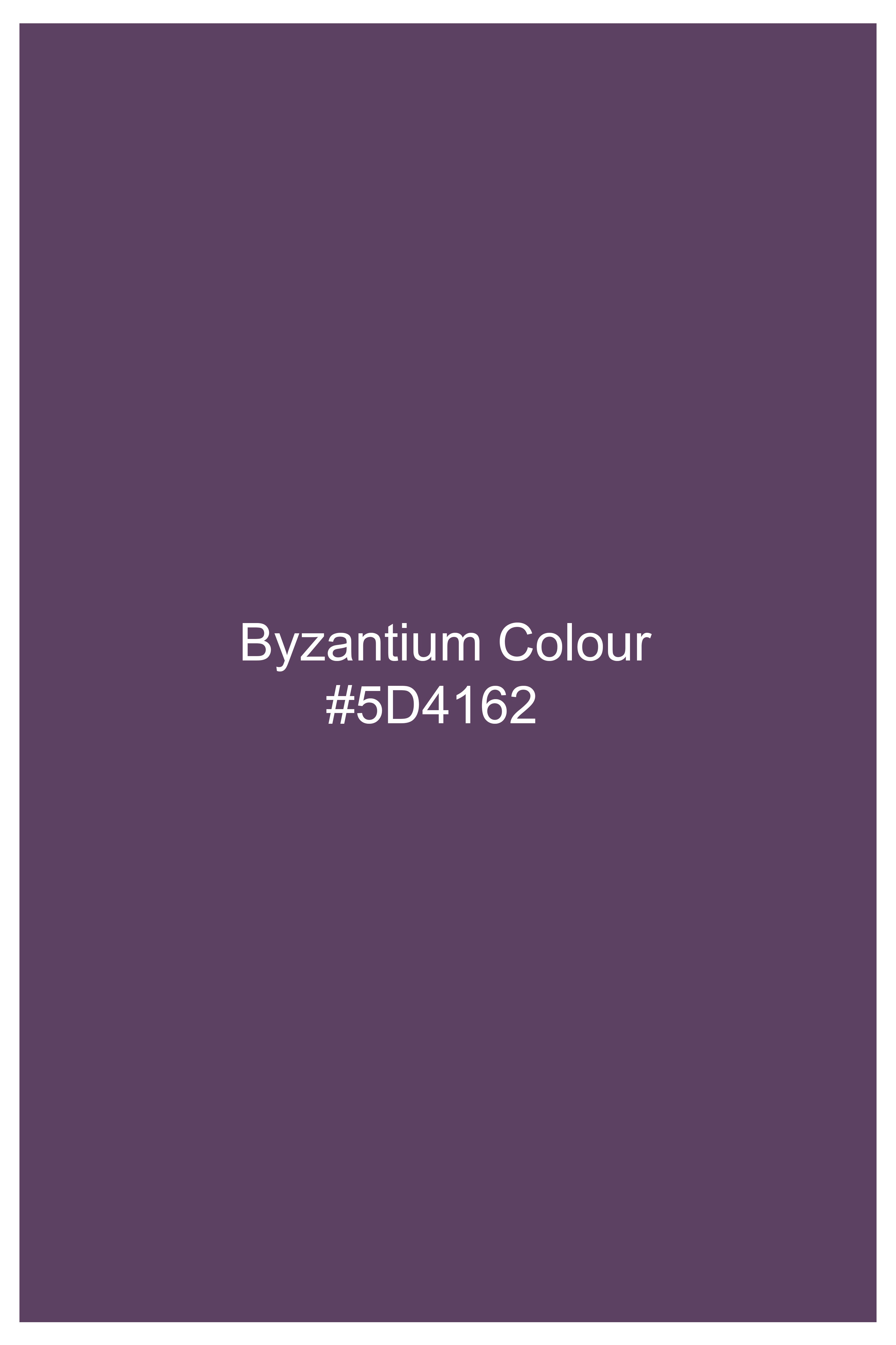 Byzantium Purple Women Denim Shorts