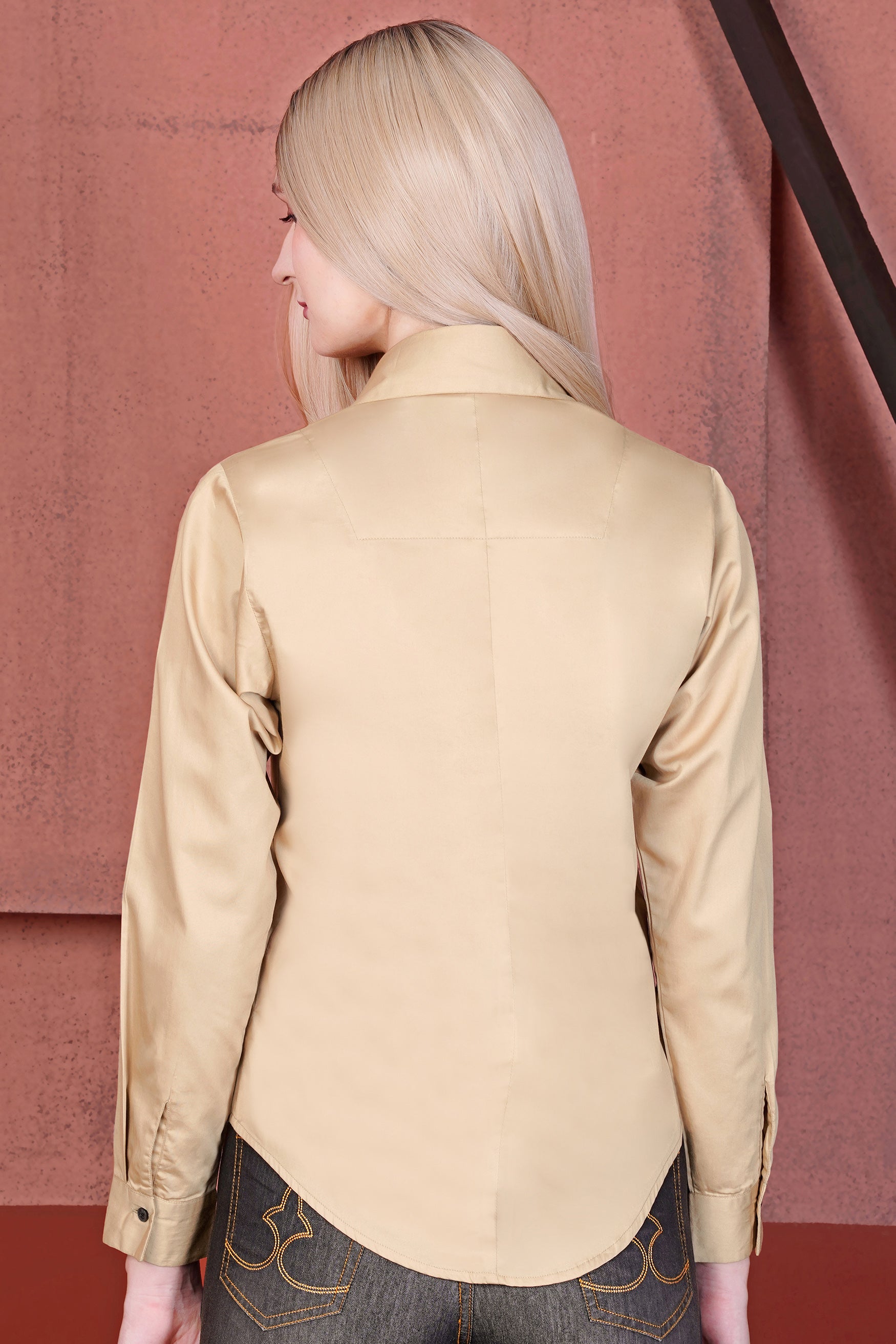 Rodeo Dust Beige Premium Cotton Shirt