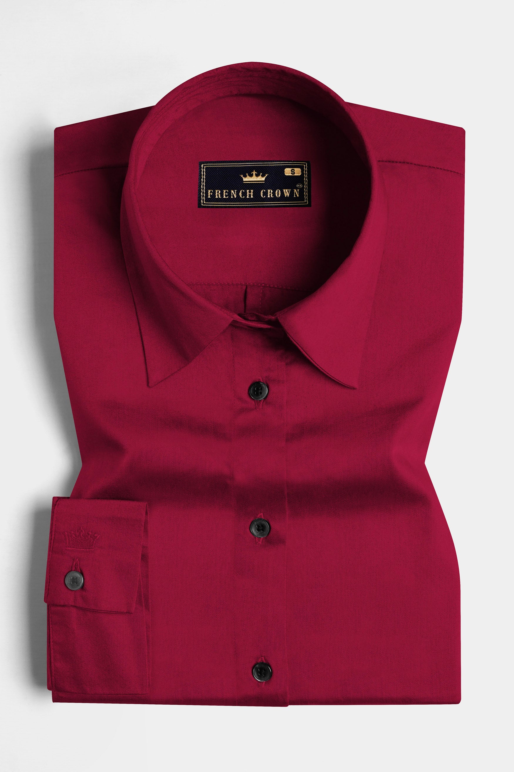 Shiraz Red Premium Cotton Shirt