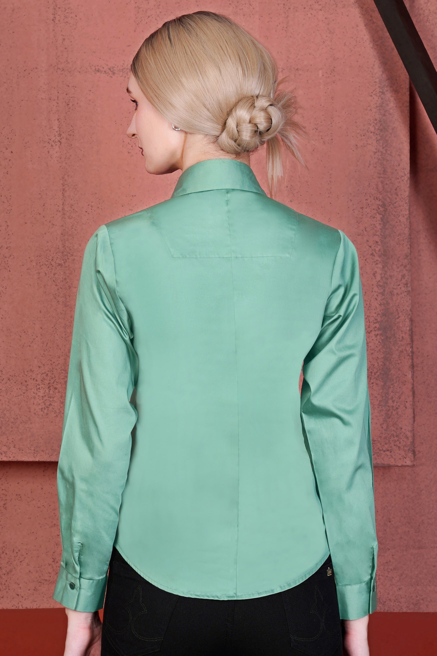 Neptune Green Premium Cotton Shirt