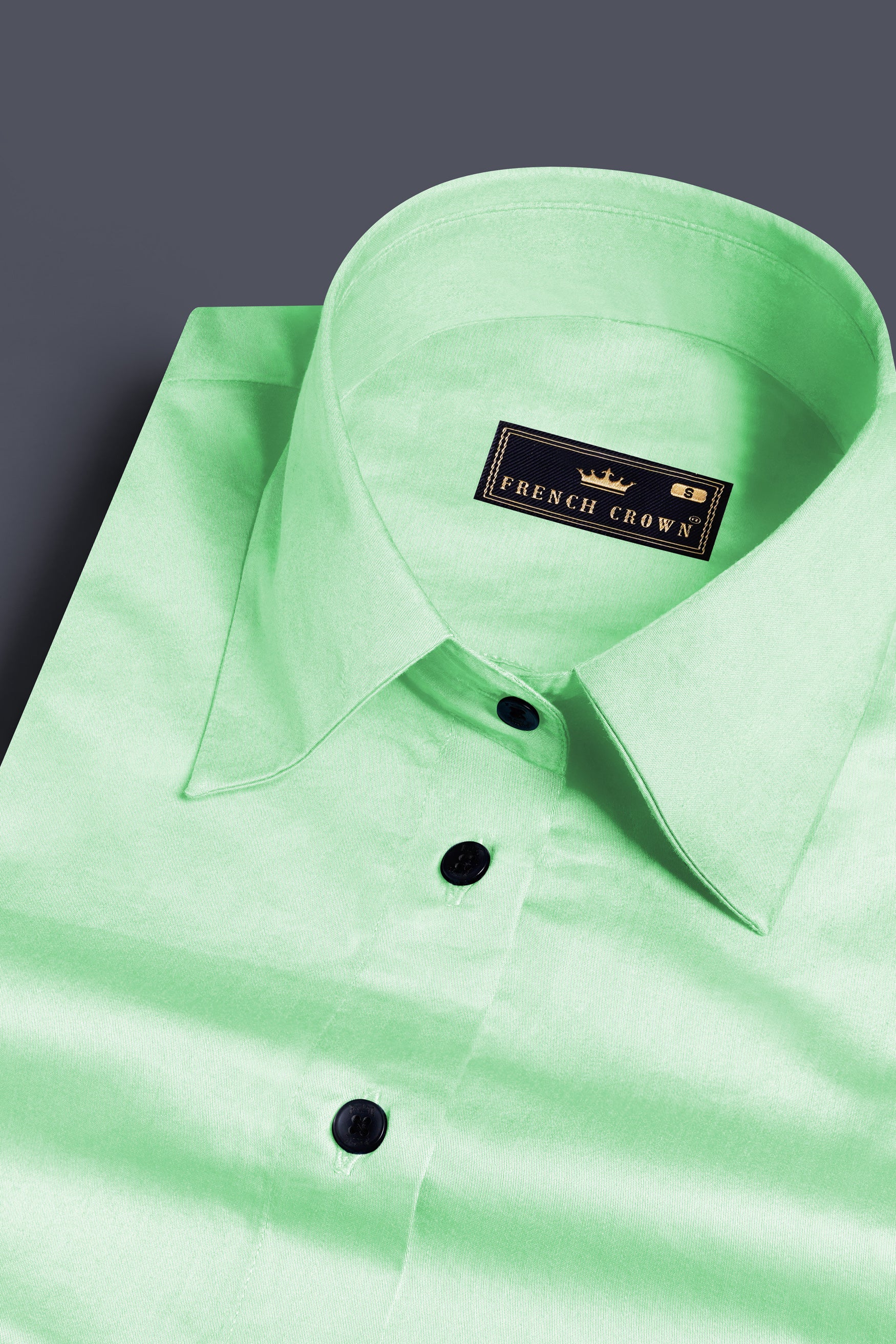 Pale Teal Green Premium Cotton Shirt