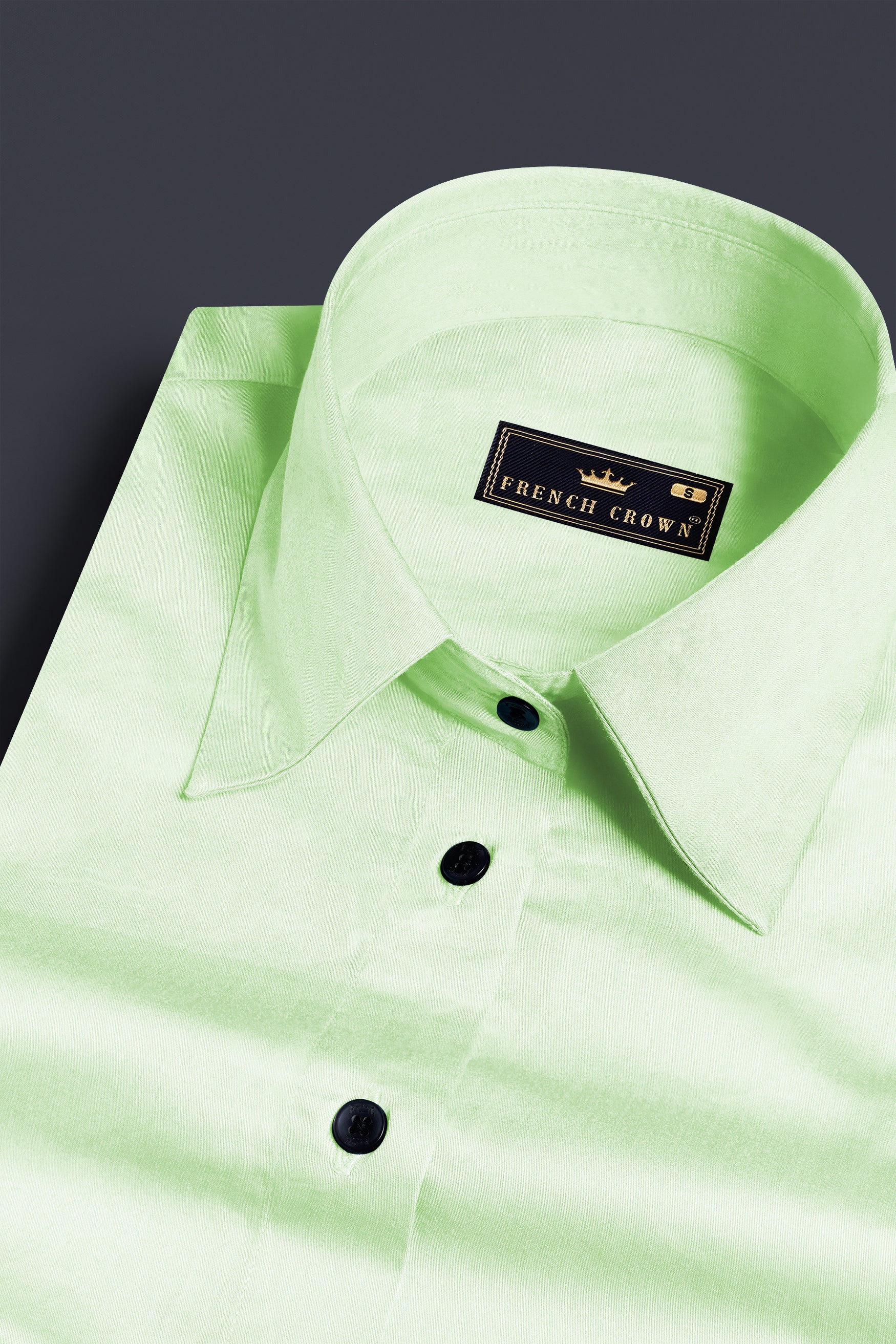 Surf Crest Green Premium Cotton Shirt