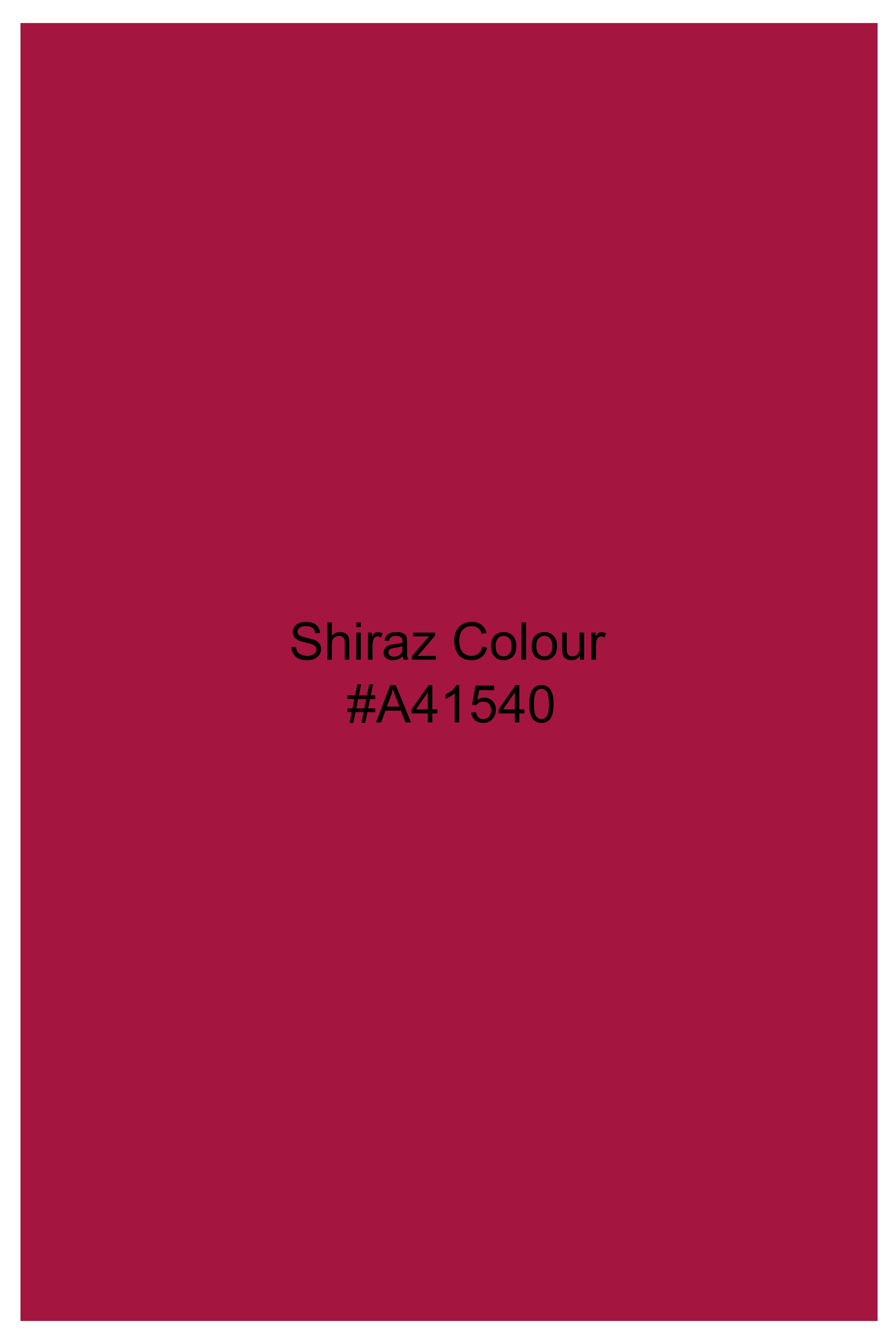 Shiraz Red Premium Cotton Shirt