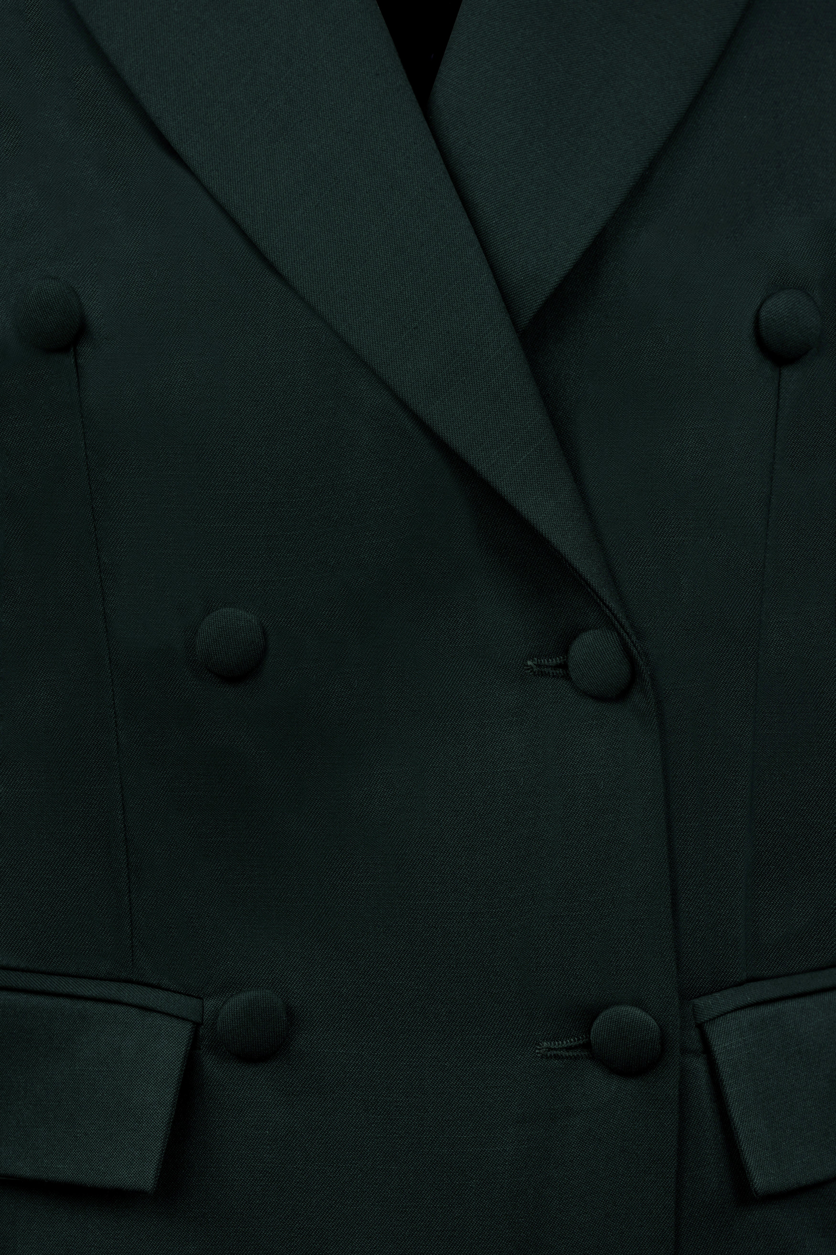 Juniper Green Subtle Sheen Double Breasted Women's Suit