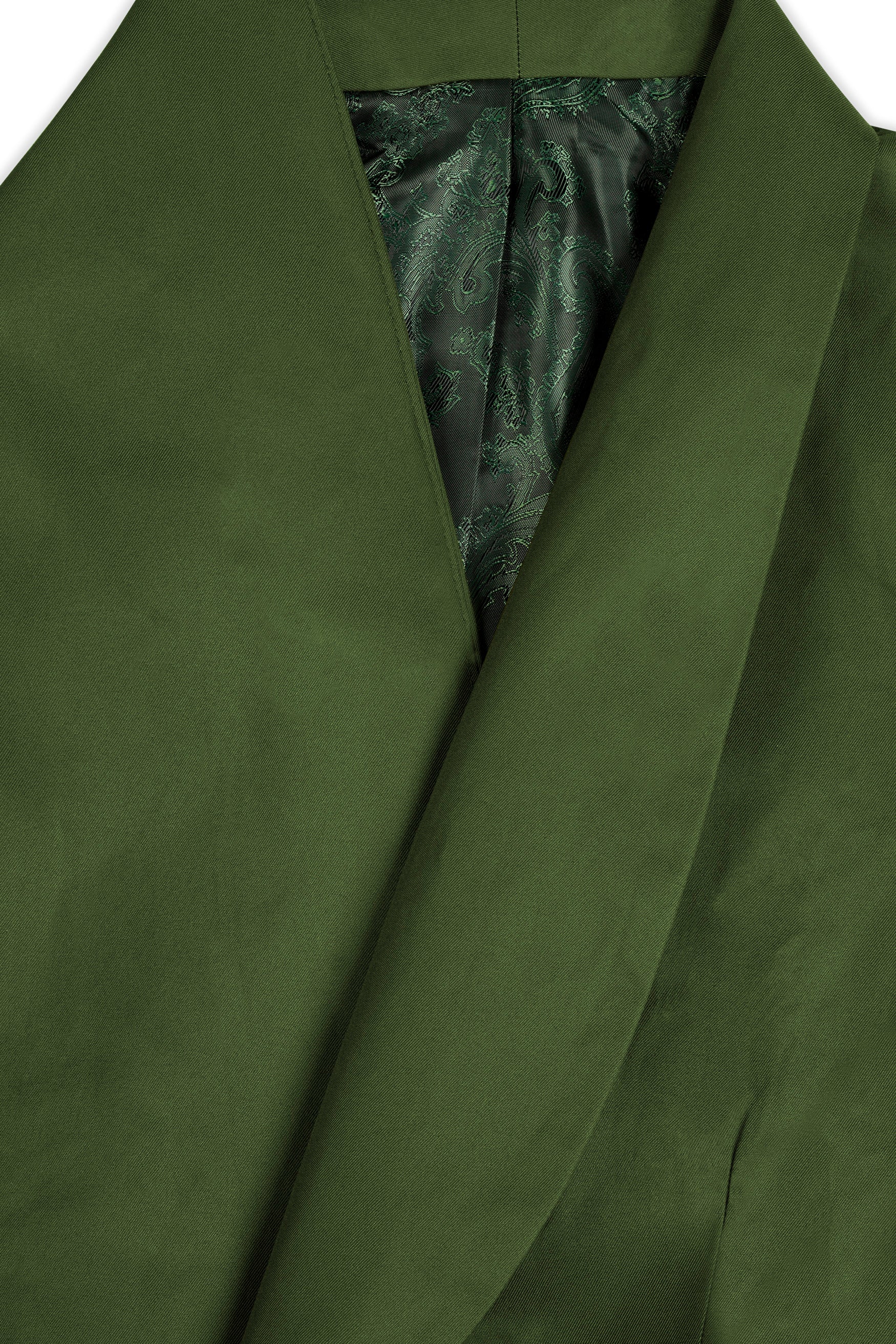 Forest Green Wool Rich Women’s Designer Tuxedo Suit
