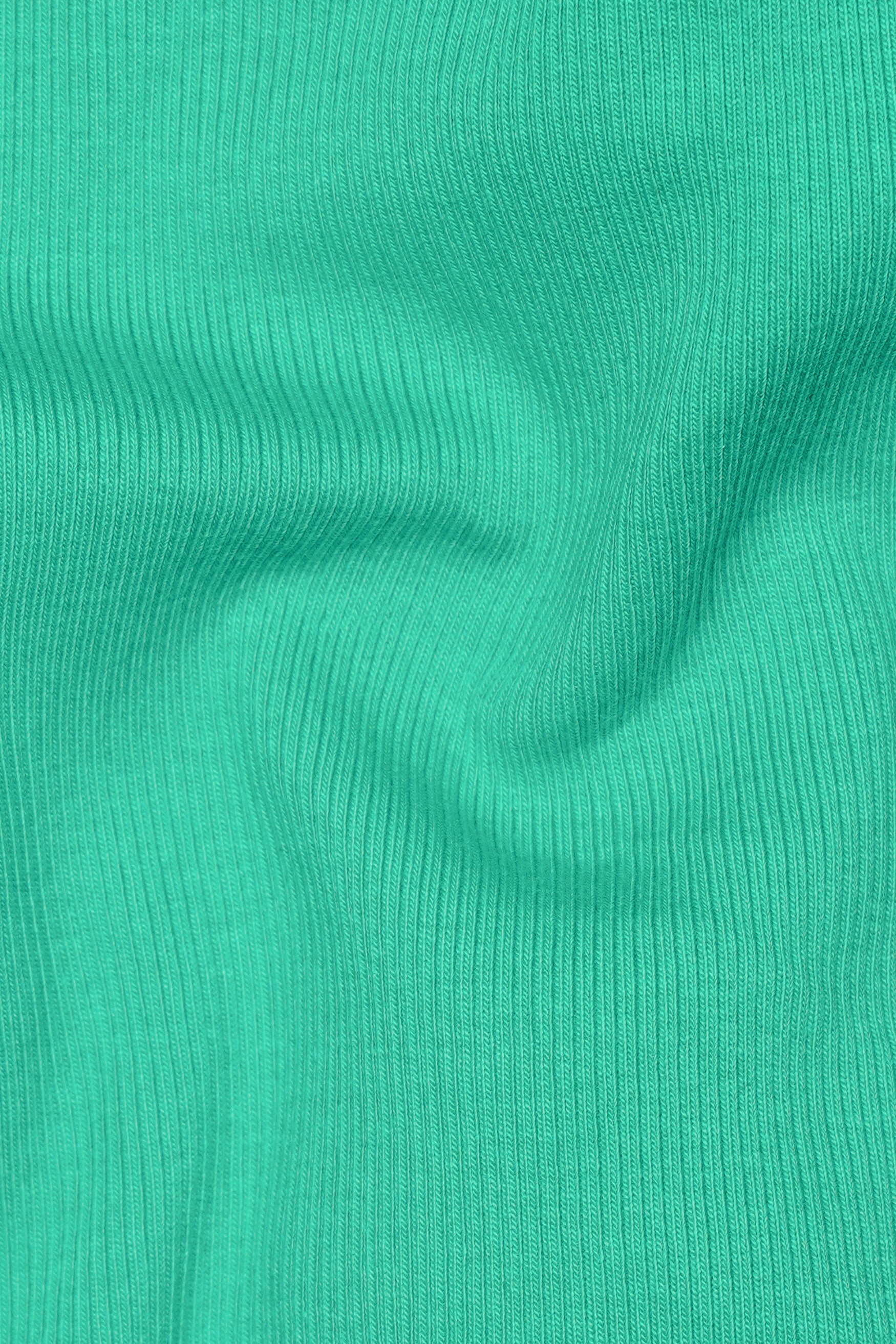 Puerto Green Premium Cotton Knit Stretchable Crop Top