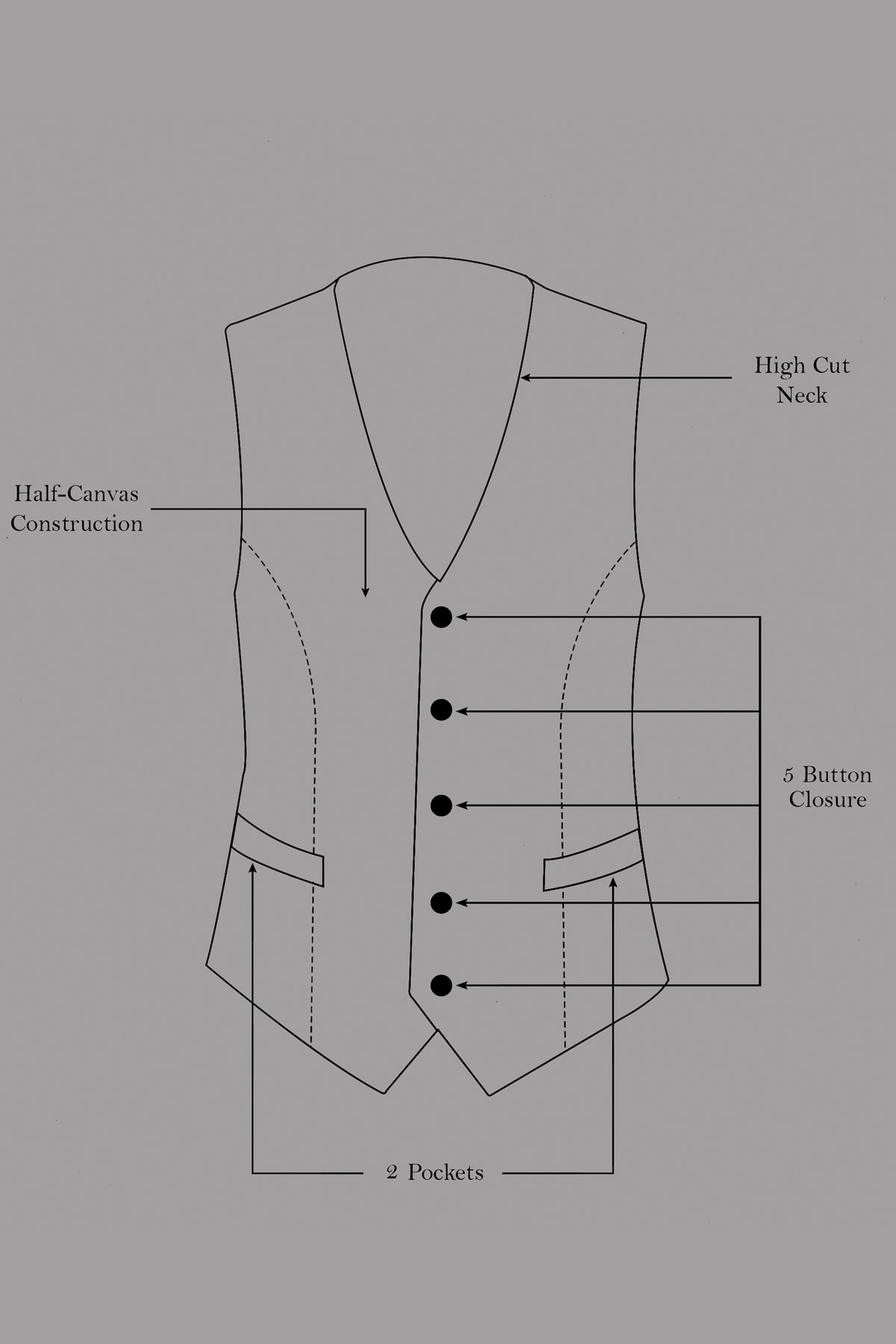 Velours-Ship Gray Plaid Tweed Single Breasted Sports Suit