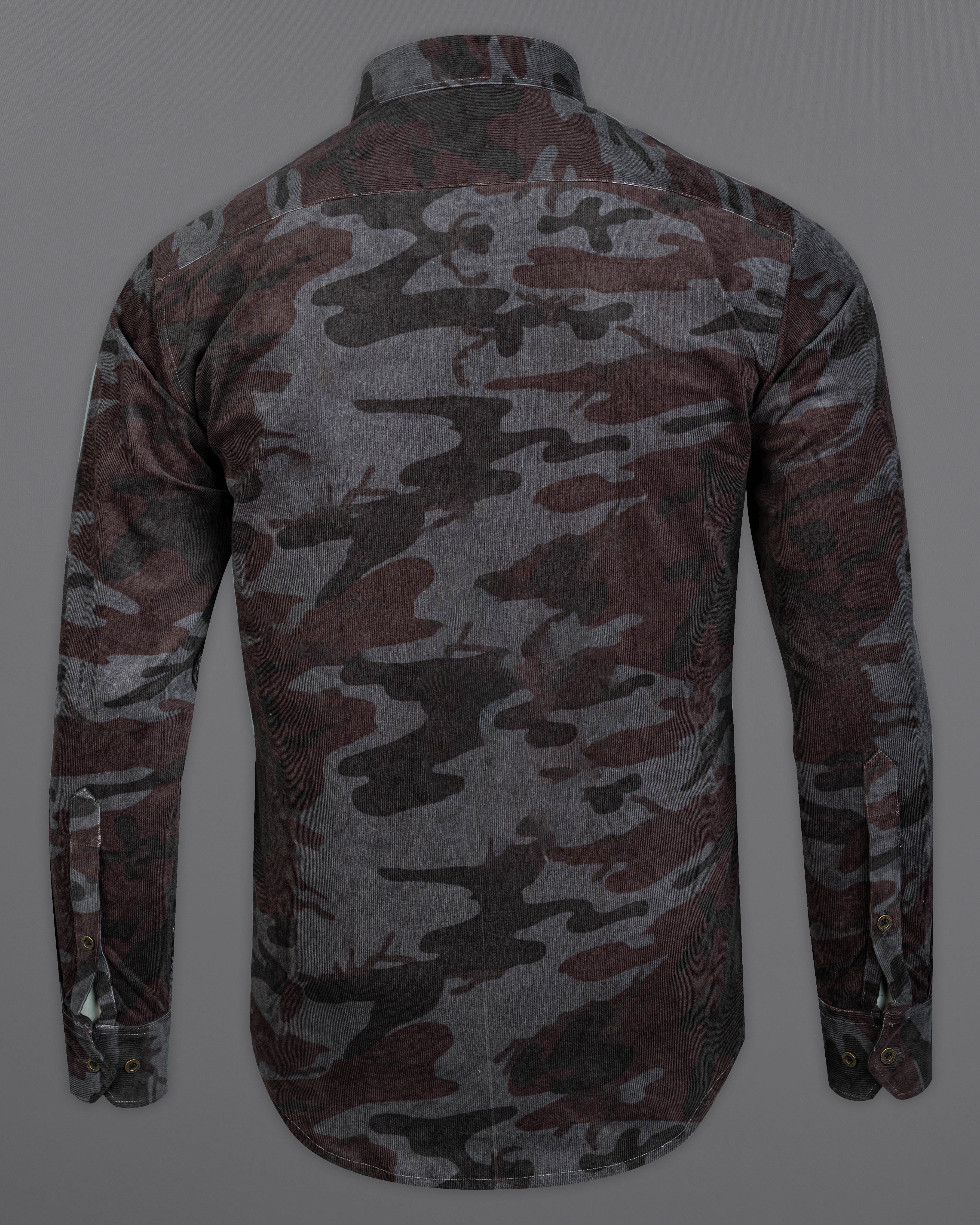 Cape Cod Gray and Bistre Brown Camouflage Corduroy Designer Shirt 10174-BD-MB-D123-38, 10174-BD-MB-D123-H-38, 10174-BD-MB-D123-39, 10174-BD-MB-D123-H-39, 10174-BD-MB-D123-40, 10174-BD-MB-D123-H-40, 10174-BD-MB-D123-42, 10174-BD-MB-D123-H-42, 10174-BD-MB-D123-44, 10174-BD-MB-D123-H-44, 10174-BD-MB-D123-46, 10174-BD-MB-D123-H-46, 10174-BD-MB-D123-48, 10174-BD-MB-D123-H-48, 10174-BD-MB-D123-50, 10174-BD-MB-D123-H-50, 10174-BD-MB-D123-52, 10174-BD-MB-D123-H-52