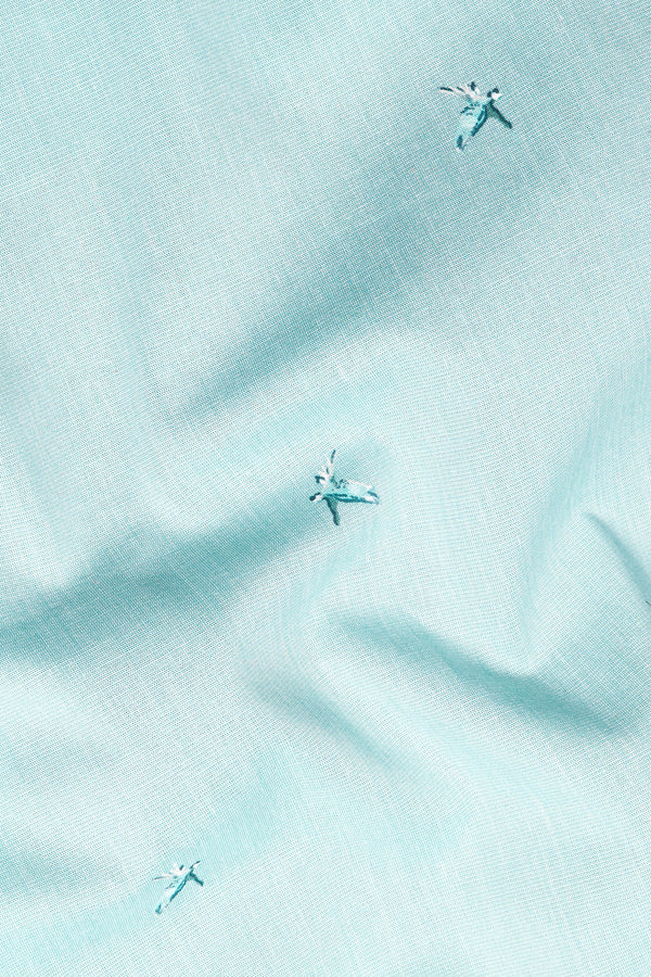 Sinbad Blue Printe Super Soft Premium Cotton Designer Shirt