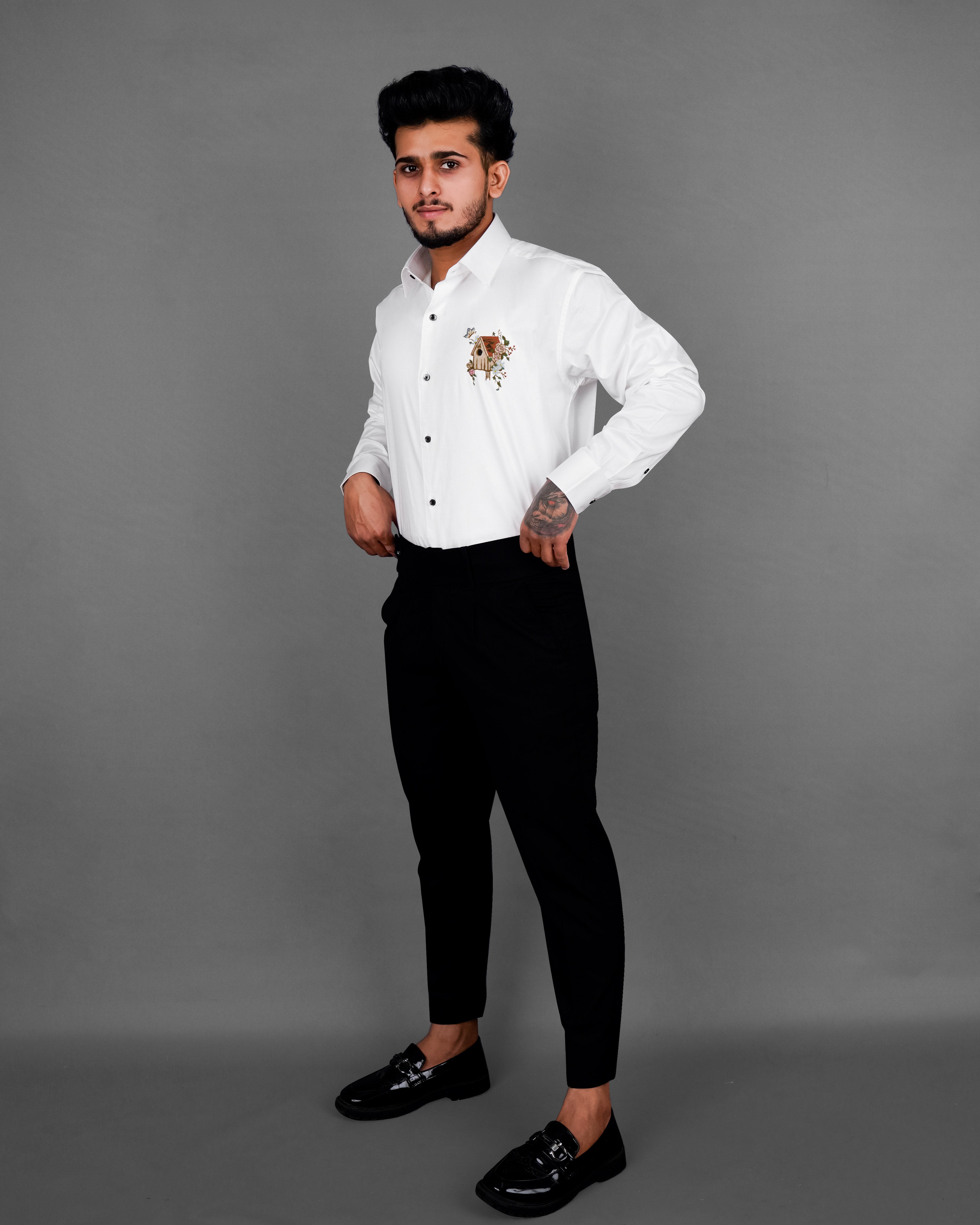 Bright White Subtle Sheen with House and Flower Embroidered Super Soft Premium Cotton Shirt 1062-BLK-P493-38,1062-BLK-P493-H-38,1062-BLK-P493-39,1062-BLK-P493-H-39,1062-BLK-P493-40,1062-BLK-P493-H-40,1062-BLK-P493-42,1062-BLK-P493-H-42,1062-BLK-P493-44,1062-BLK-P493-H-44,1062-BLK-P493-46,1062-BLK-P493-H-46,1062-BLK-P493-48,1062-BLK-P493-H-48,1062-BLK-P493-50,1062-BLK-P493-H-50,1062-BLK-P493-52,1062-BLK-P493-H-52