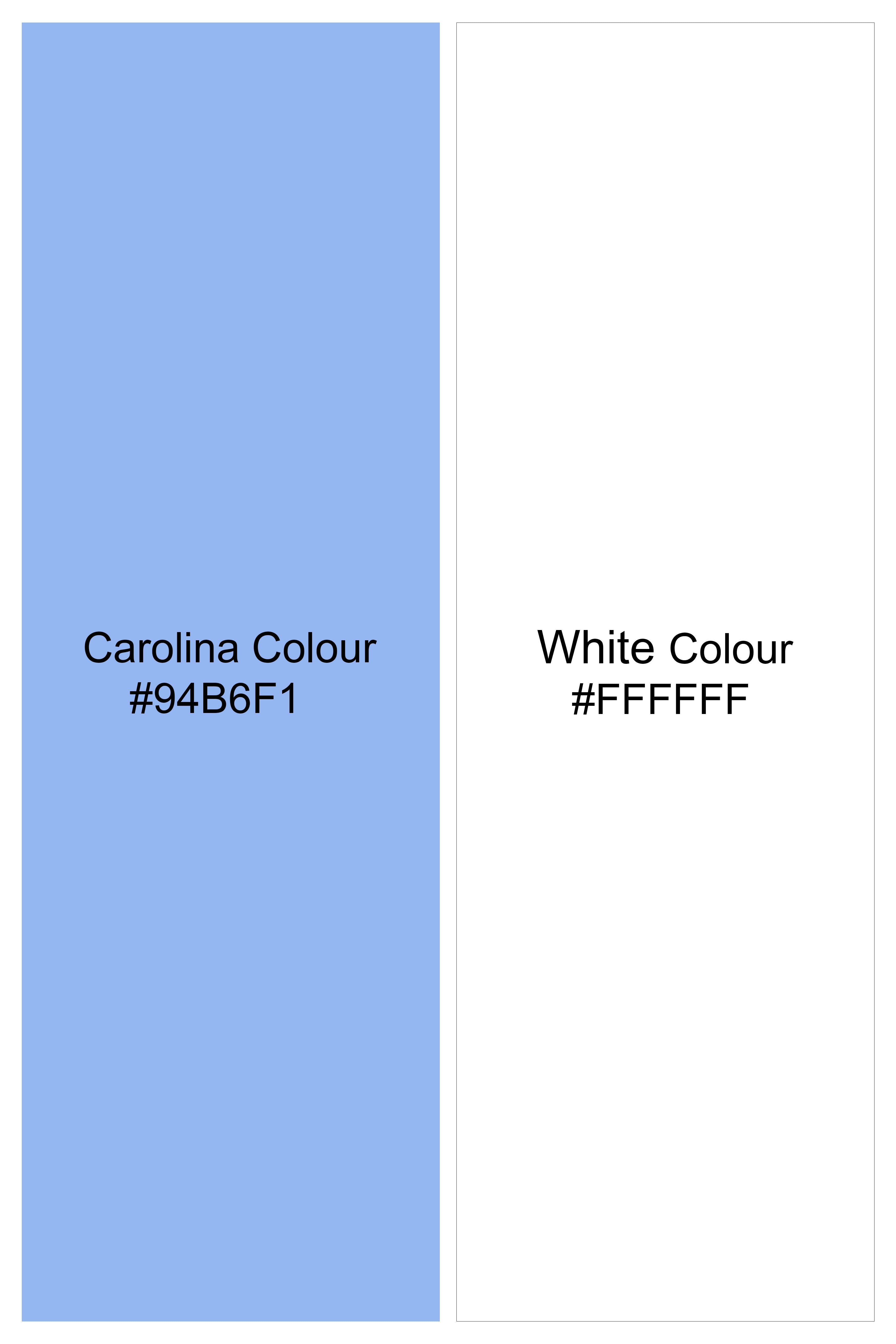 Carolina Blue and White Gingham Checkered Dobby Textured Premium Giza Cotton Shirt 10950-38, 10950-H-38, 10950-39, 10950-H-39, 10950-40, 10950-H-40, 10950-42, 10950-H-42, 10950-44, 10950-H-44, 10950-46, 10950-H-46, 10950-48, 10950-H-48, 10950-50, 10950-H-50, 10950-52, 10950-H-52