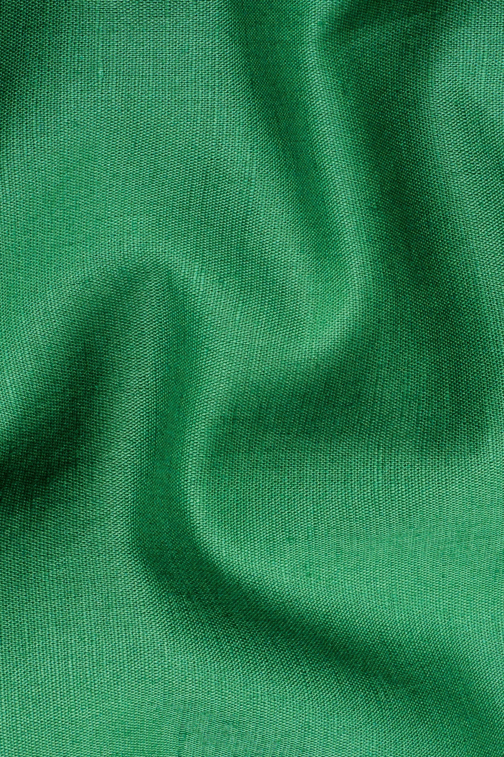 Sea Green plain solid linen Kurta shirt