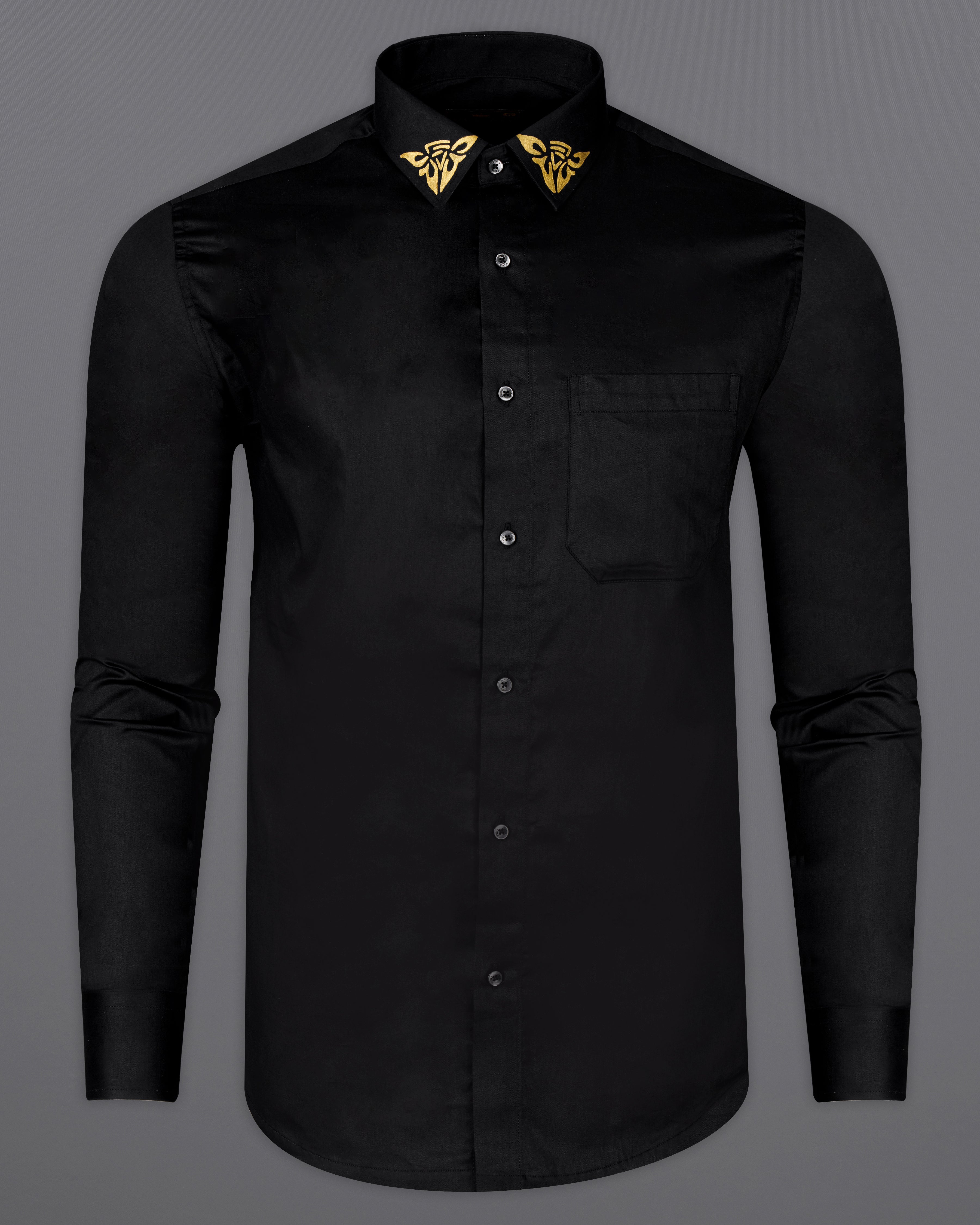 Jade Black With Hand Painted Super Soft Premium Cotton Designer Shirt 1312-BLK-ART-38, 1312-BLK-ART-H-38, 1312-BLK-ART-39, 1312-BLK-ART-H-39, 1312-BLK-ART-40, 1312-BLK-ART-H-40, 1312-BLK-ART-42, 1312-BLK-ART-H-42, 1312-BLK-ART-44, 1312-BLK-ART-H-44, 1312-BLK-ART-46, 1312-BLK-ART-H-46, 1312-BLK-ART-48, 1312-BLK-ART-H-48, 1312-BLK-ART-50, 1312-BLK-ART-H-50, 1312-BLK-ART-52, 1312-BLK-ART-H-52