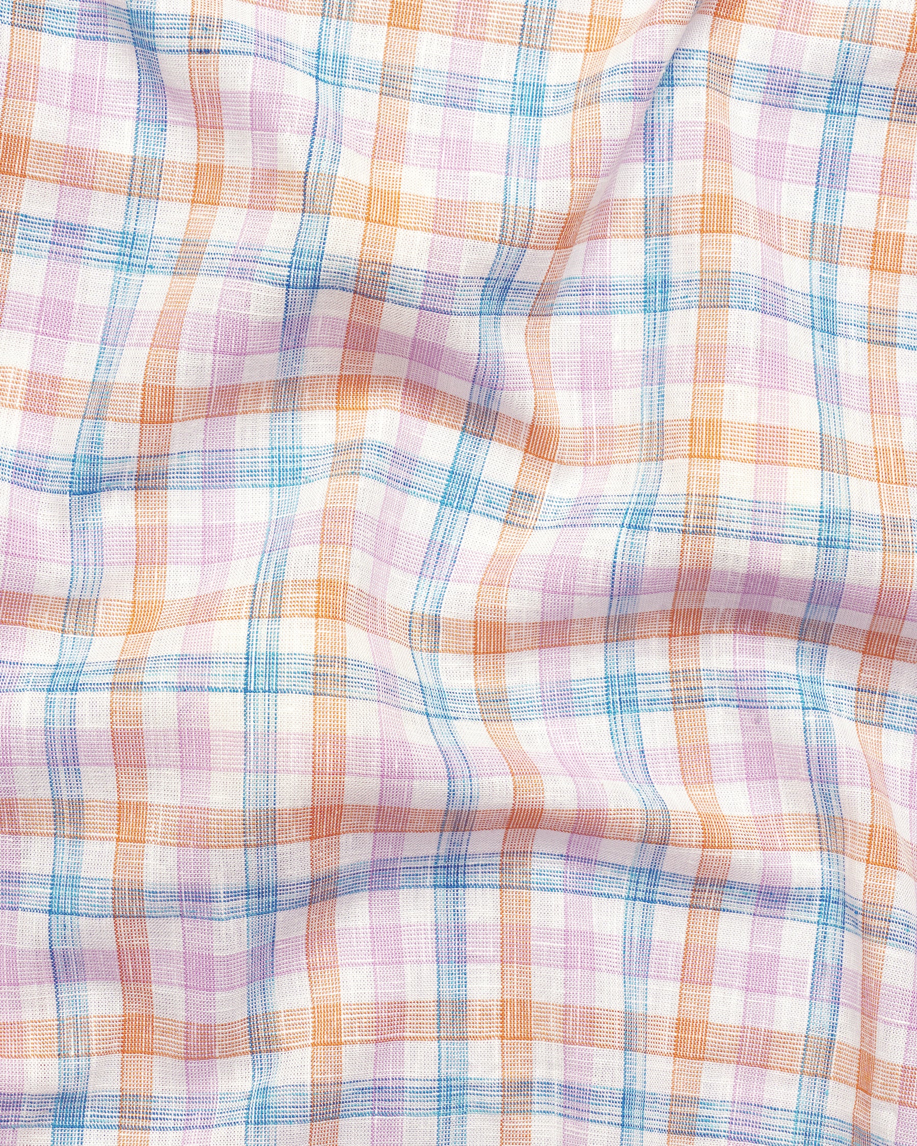 Multi-color Checked Luxurious Linen Shirt