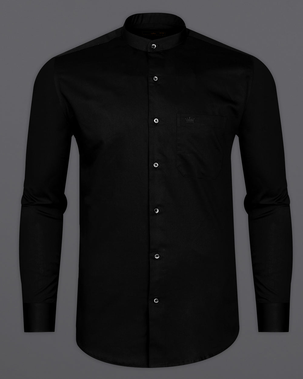 JADE BLACK LUXURIOUS LINEN SHIRT