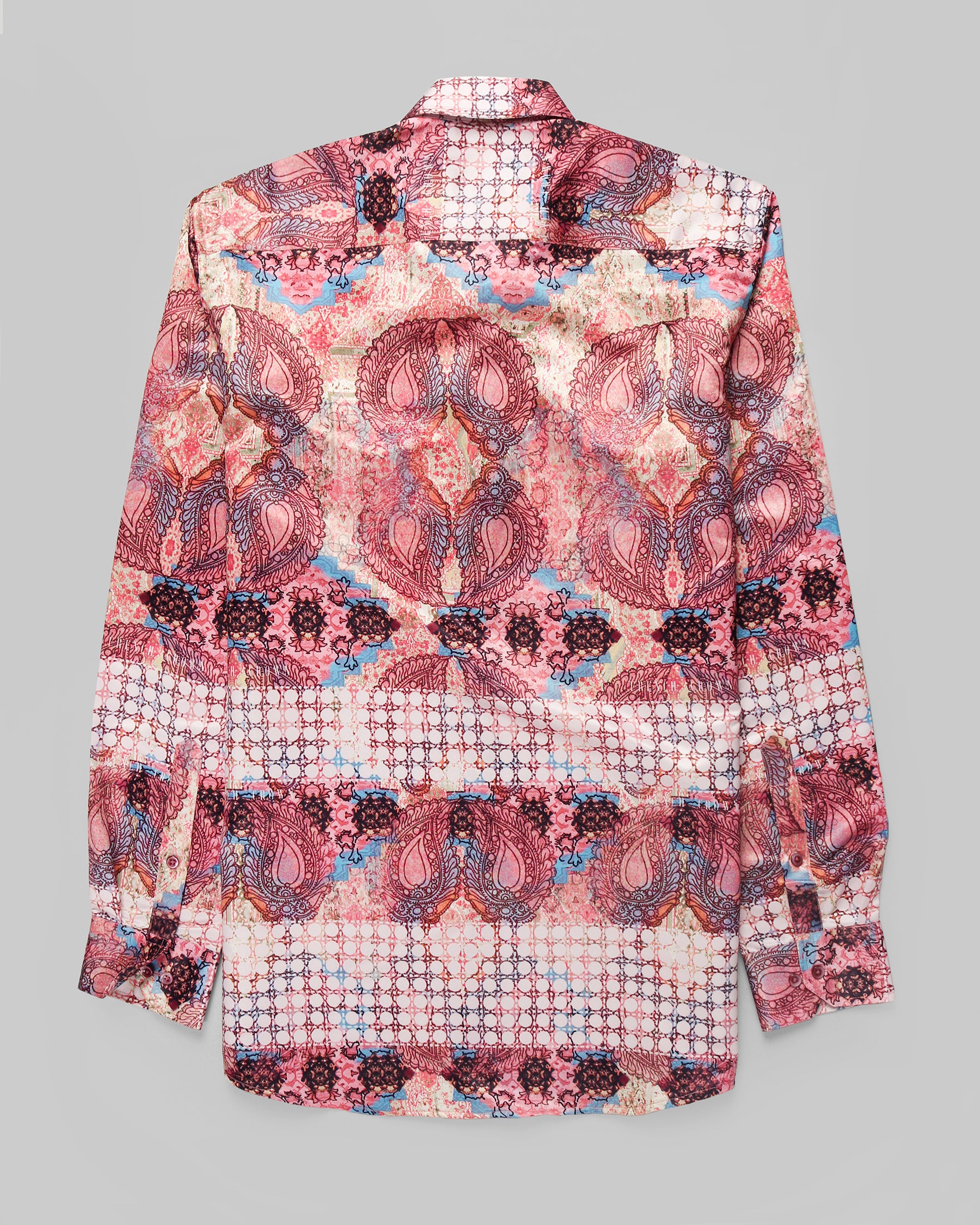 Maroon Paisleys Printed Super Soft Giza Cotton SHIRT