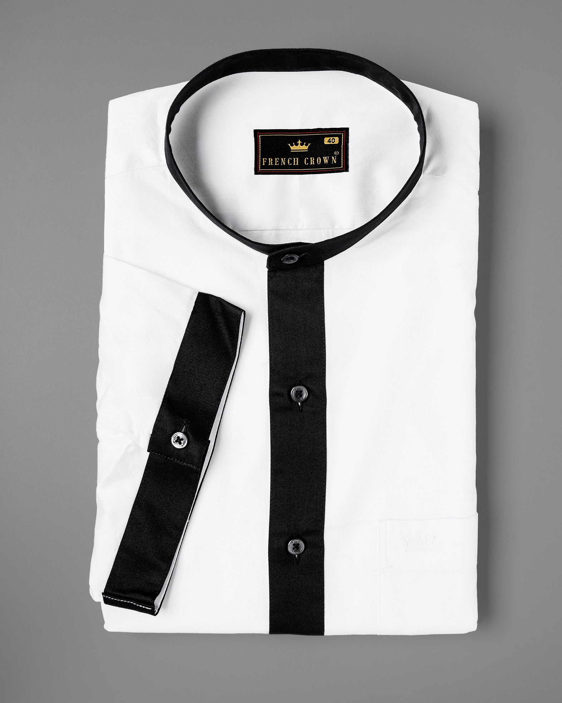 Bright White Subtle Sheen with Black Placket Half Sleeve Super Soft Giza Cotton SHIRT , 3024M-BLK-P13-SS-H-38, 3024M-BLK-P13-SS-H-39, 3024M-BLK-P13-SS-H-40, 3024M-BLK-P13-SS-H-42, 3024M-BLK-P13-SS-H-44, 3024M-BLK-P13-SS-H-46, 3024M-BLK-P13-SS-H-48, 3024M-BLK-P13-SS-H-50, 3024M-BLK-P13-SS-H-52