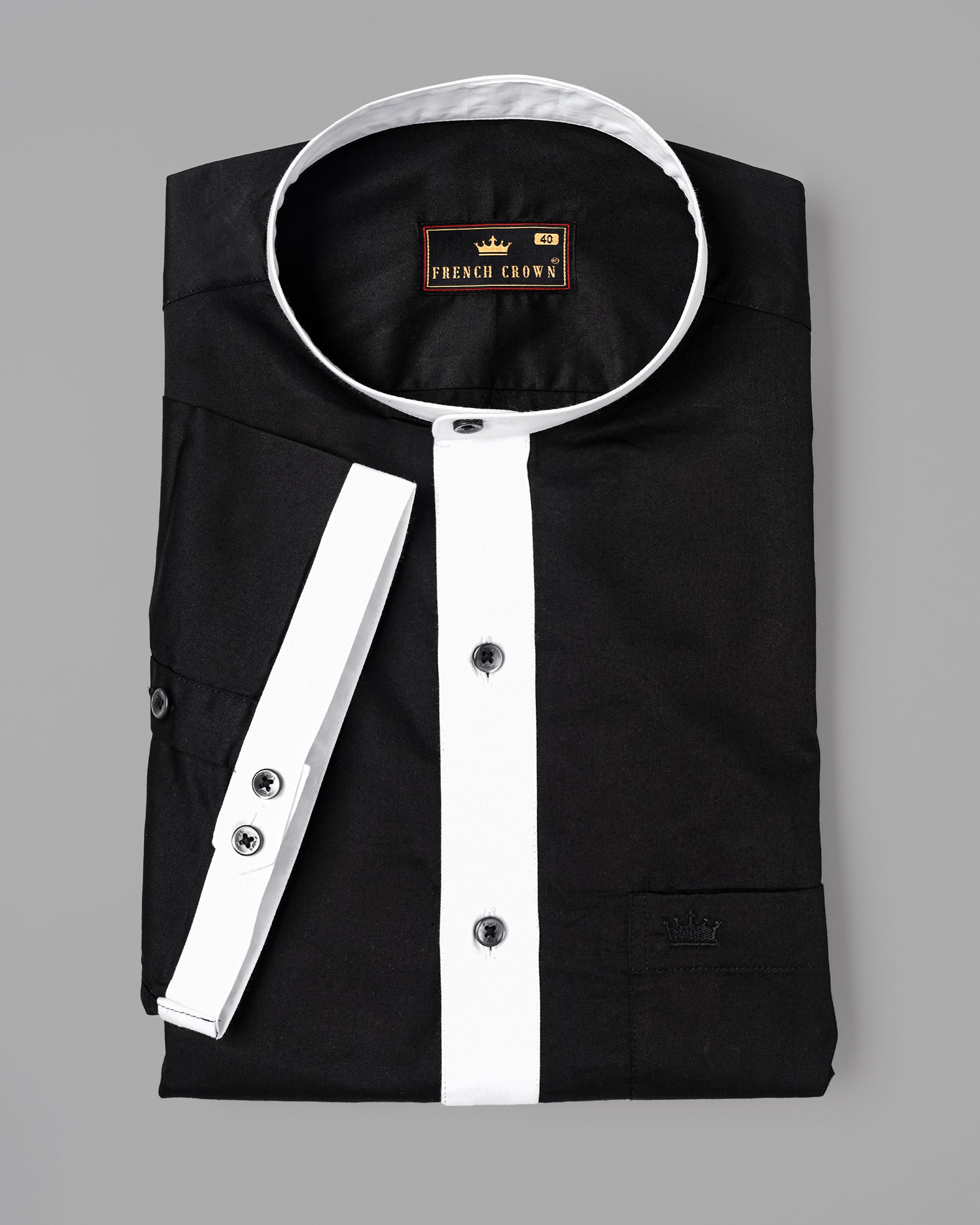 Jade Black with white Placket Half Sleeve Super Soft Giza Cotton Shirt 3076-M-BLK-P29-38, 3076-M-BLK-P29-H-38, 3076-M-BLK-P29-39, 3076-M-BLK-P29-H-39, 3076-M-BLK-P29-40, 3076-M-BLK-P29-H-40, 3076-M-BLK-P29-42, 3076-M-BLK-P29-H-42, 3076-M-BLK-P29-44, 3076-M-BLK-P29-H-44, 3076-M-BLK-P29-46, 3076-M-BLK-P29-H-46, 3076-M-BLK-P29-48, 3076-M-BLK-P29-H-48, 3076-M-BLK-P29-50, 3076-M-BLK-P29-H-50, 3076-M-BLK-P29-52, 3076-M-BLK-P29-H-52