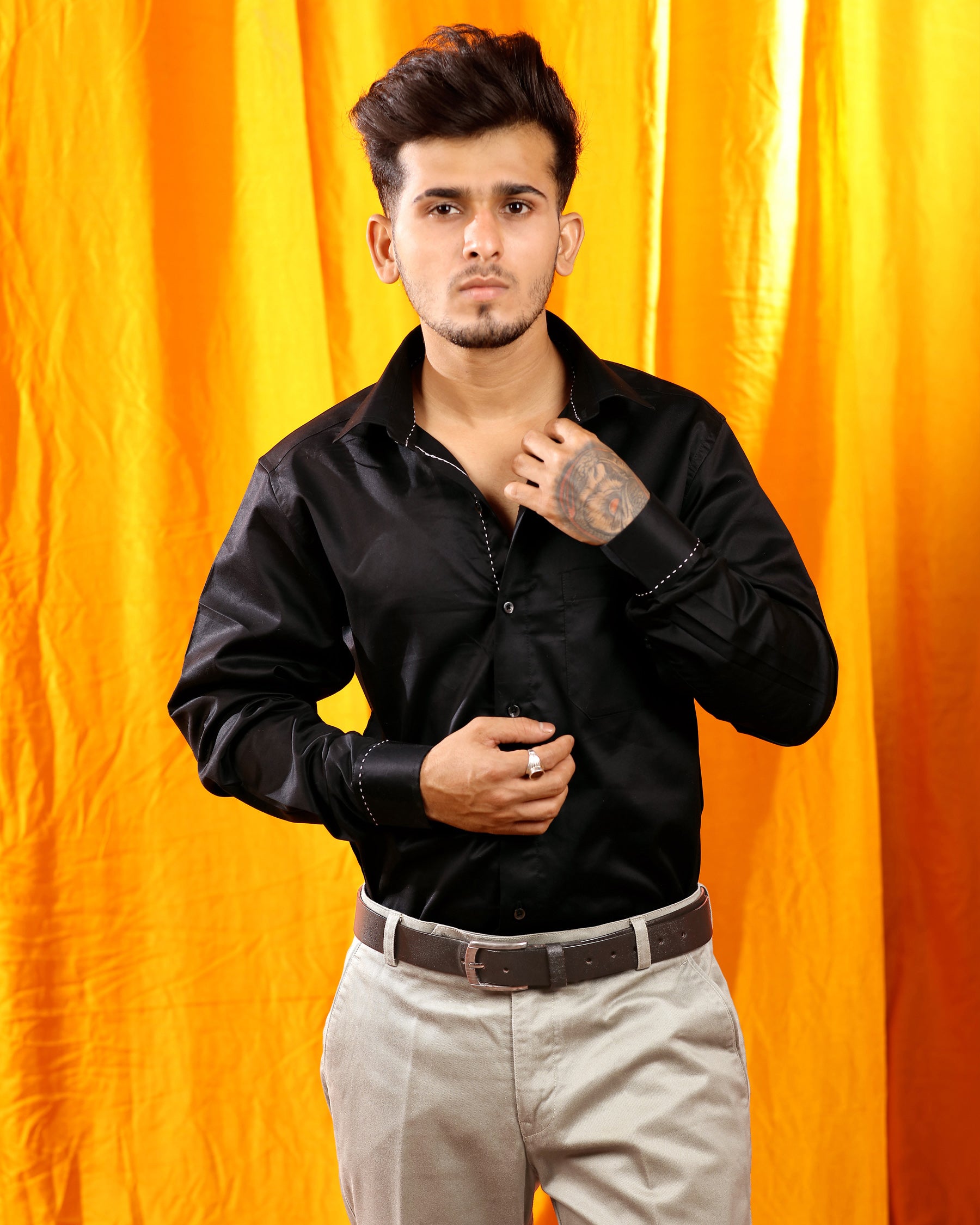 Jade Black Rice Stitching Patterned Designer Super Soft Giza Cotton Shirt 3099BLK-CT-38, 3099BLK-CT-H-38, 3099BLK-CT-39, 3099BLK-CT-H-39, 3099BLK-CT-40, 3099BLK-CT-H-40, 3099BLK-CT-42, 3099BLK-CT-H-42, 3099BLK-CT-44, 3099BLK-CT-H-44, 3099BLK-CT-46, 3099BLK-CT-H-46, 3099BLK-CT-48, 3099BLK-CT-H-48, 3099BLK-CT-50, 3099BLK-CT-H-50, 3099BLK-CT-52, 3099BLK-CT-H-52
