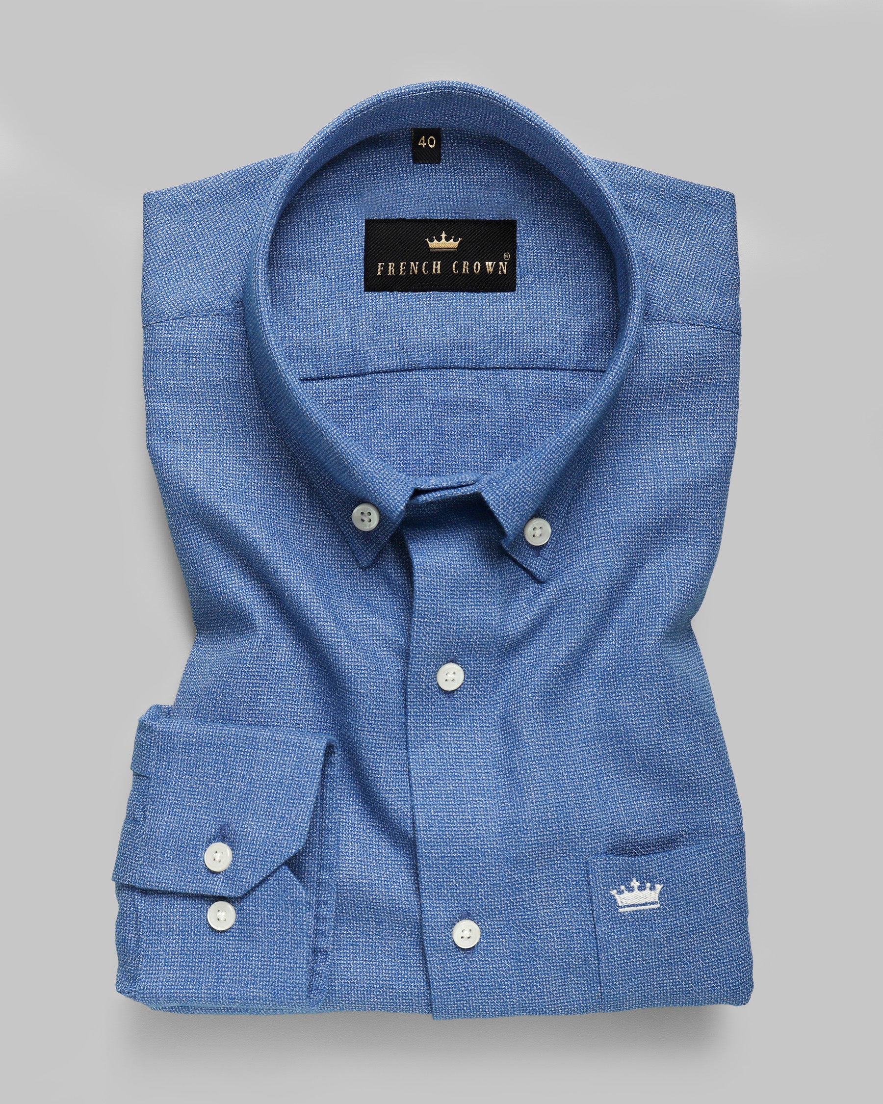 Mid Blue Royal Oxford Over Shirt