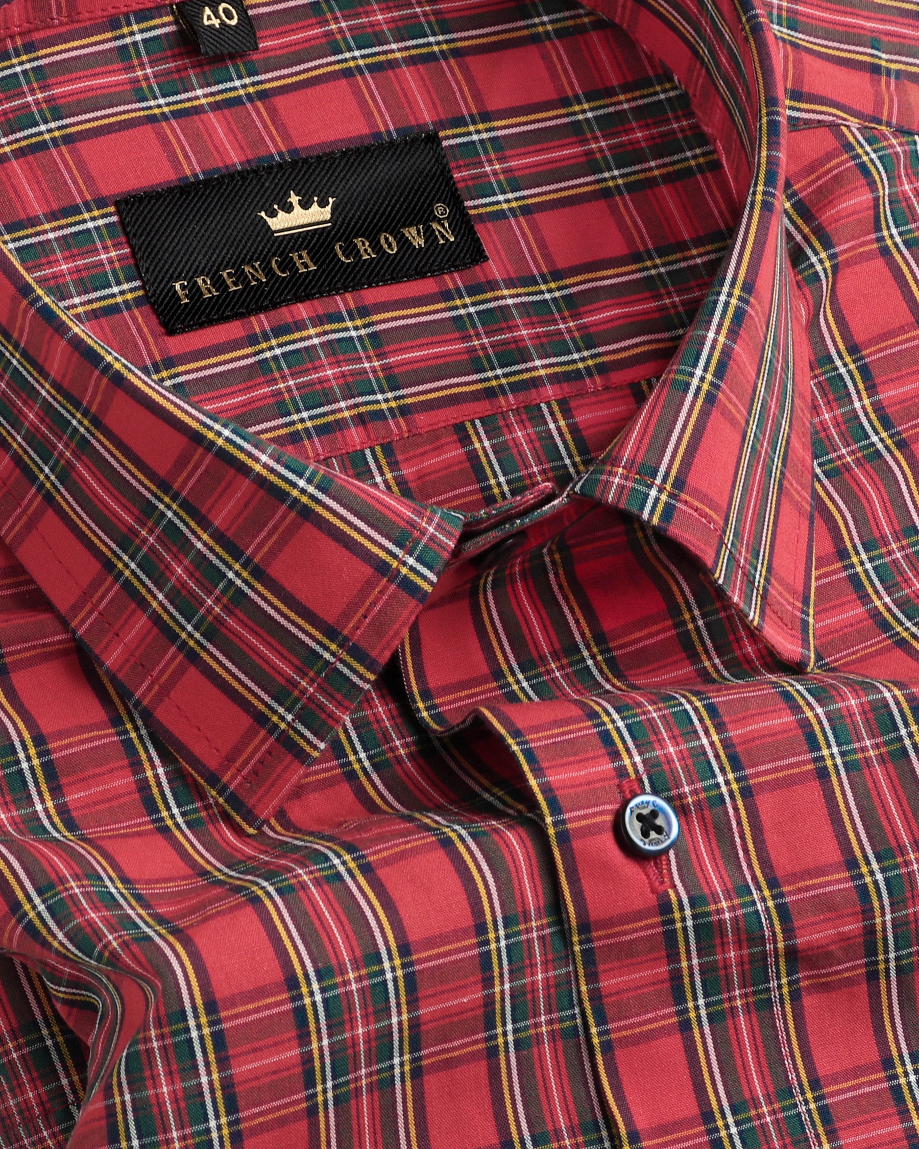 Red Checked Premium Cotton Shirt 3952-BLE-38, 3952-BLE-H-40, 3952-BLE-52, 3952-BLE-39, 3952-BLE-H-39, 3952-BLE-H-42, 3952-BLE-44, 3952-BLE-46, 3952-BLE-H-46, 3952-BLE-48, 3952-BLE-H-48, 3952-BLE-50, 3952-BLE-H-44, 3952-BLE-40, 3952-BLE-42, 3952-BLE-H-50, 3952-BLE-H-52, 3952-BLE-H-38