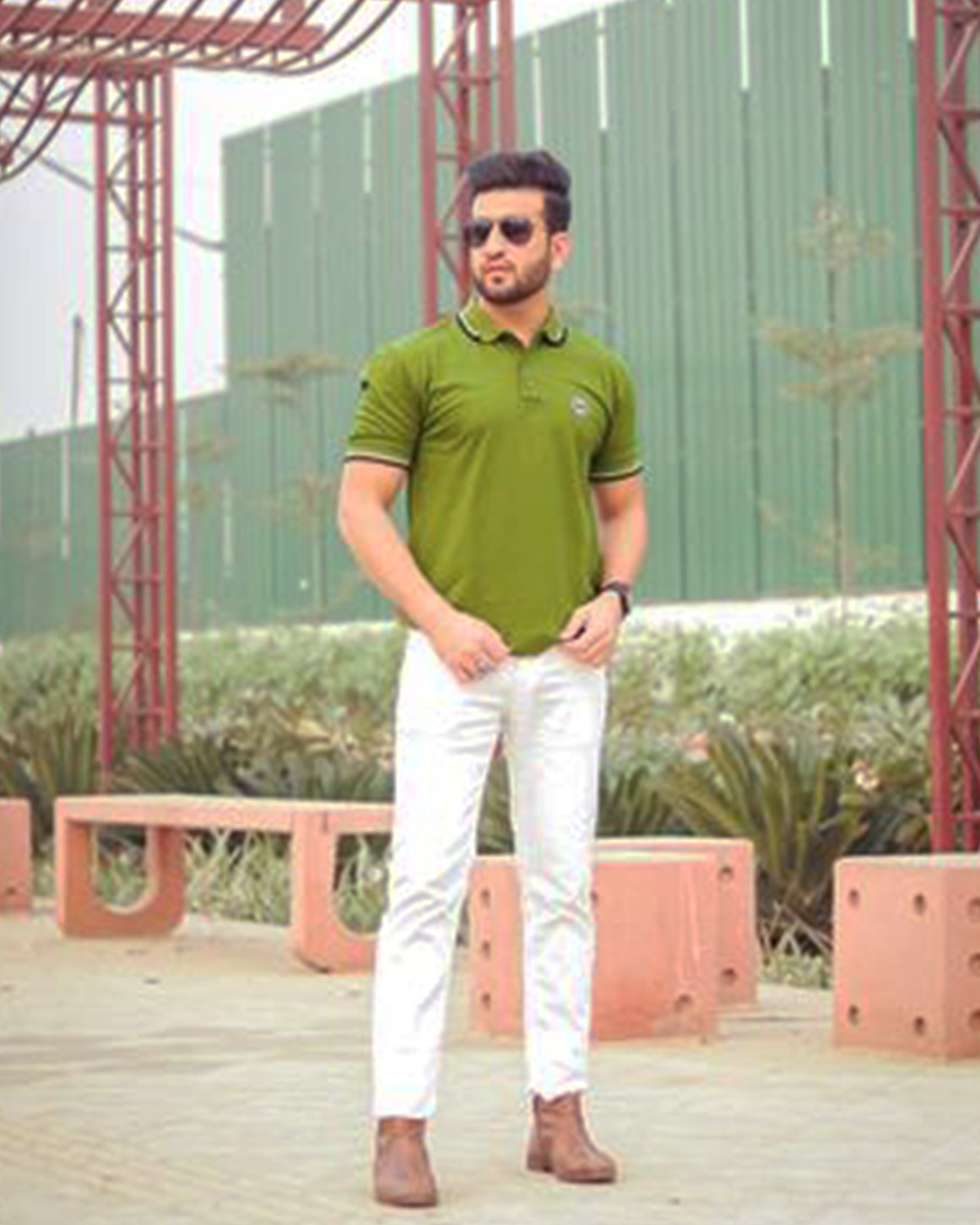 Swamp Green Super Soft Pique Polo T-Shirt TS546-S, TS546-M, TS546-L, TS546-XL, TS546-XXL