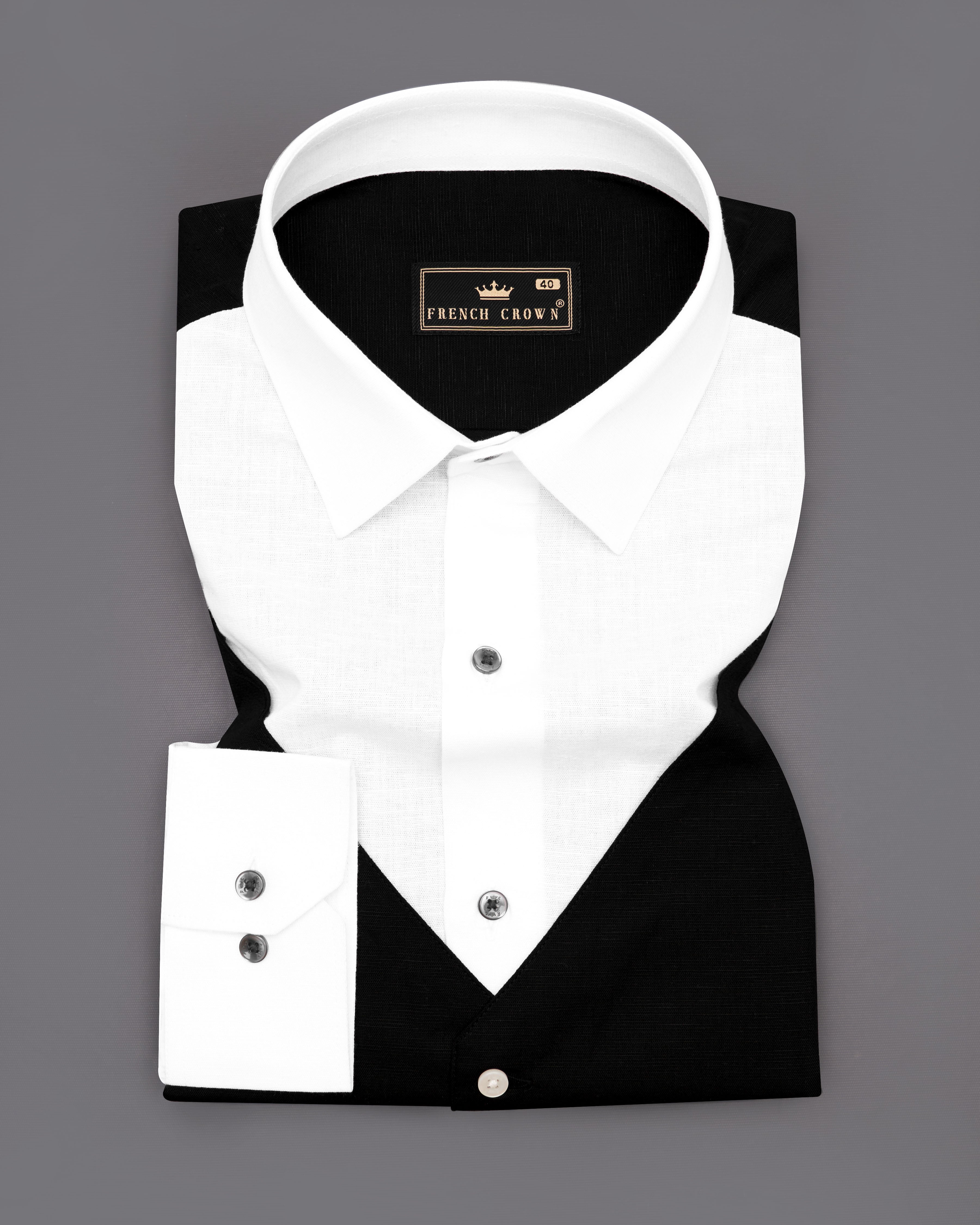 Bright White with black waistcoat Patterned Luxurious Linen Shirt 4034-BLK-P25-38, 4034-BLK-P25-H-38, 4034-BLK-P25-39, 4034-BLK-P25-H-39, 4034-BLK-P25-40, 4034-BLK-P25-H-40, 4034-BLK-P25-42, 4034-BLK-P25-H-42, 4034-BLK-P25-44, 4034-BLK-P25-H-44, 4034-BLK-P25-46, 4034-BLK-P25-H-46, 4034-BLK-P25-48, 4034-BLK-P25-H-48, 4034-BLK-P25-50, 4034-BLK-P25-H-50, 4034-BLK-P25-52, 4034-BLK-P25-H-52