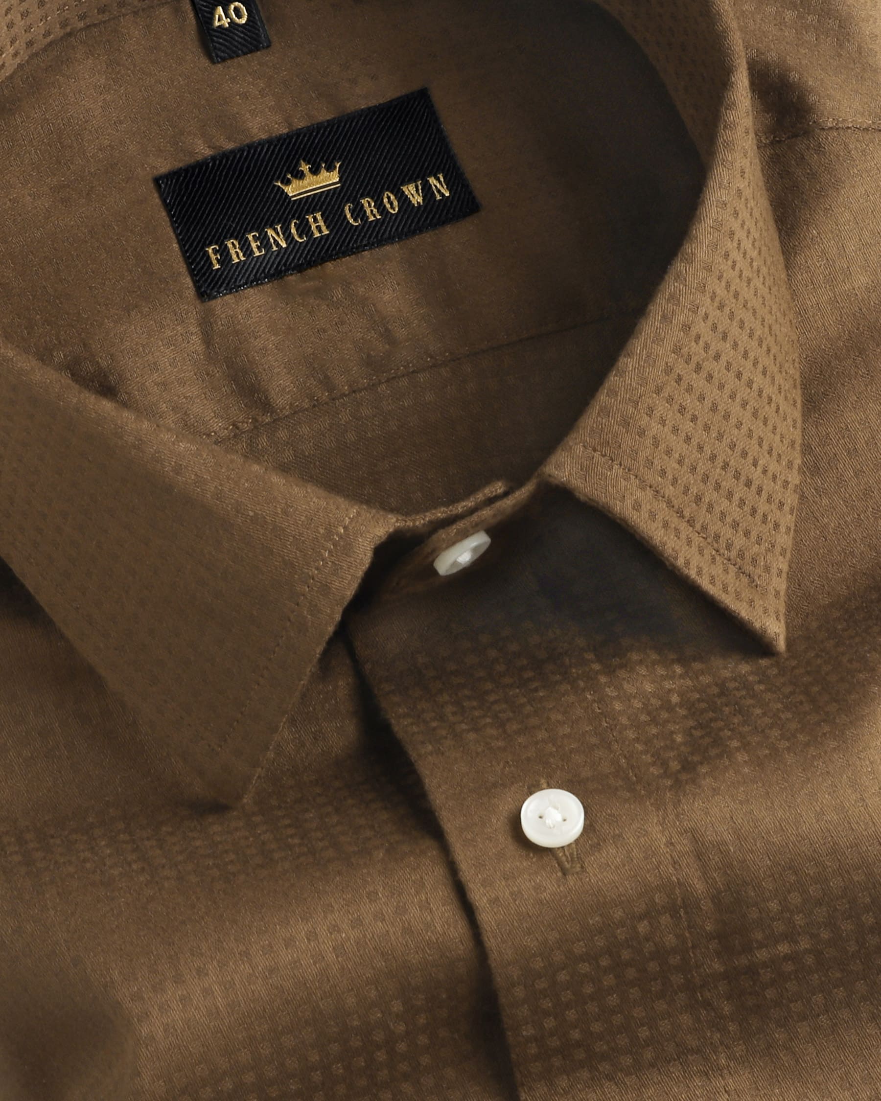 Gingerbread Square Dobby Patterned Giza Cotton 4081-H-42, 4081-40, 4081-42, 4081-H-44, 4081-38, 4081-H-38, 4081-46, 4081-H-46, 4081-48, 4081-H-52, 4081-H-39, 4081-44, 4081-H-40, 4081-39, 4081-H-48, 4081-50, 4081-H-50, 4081-52