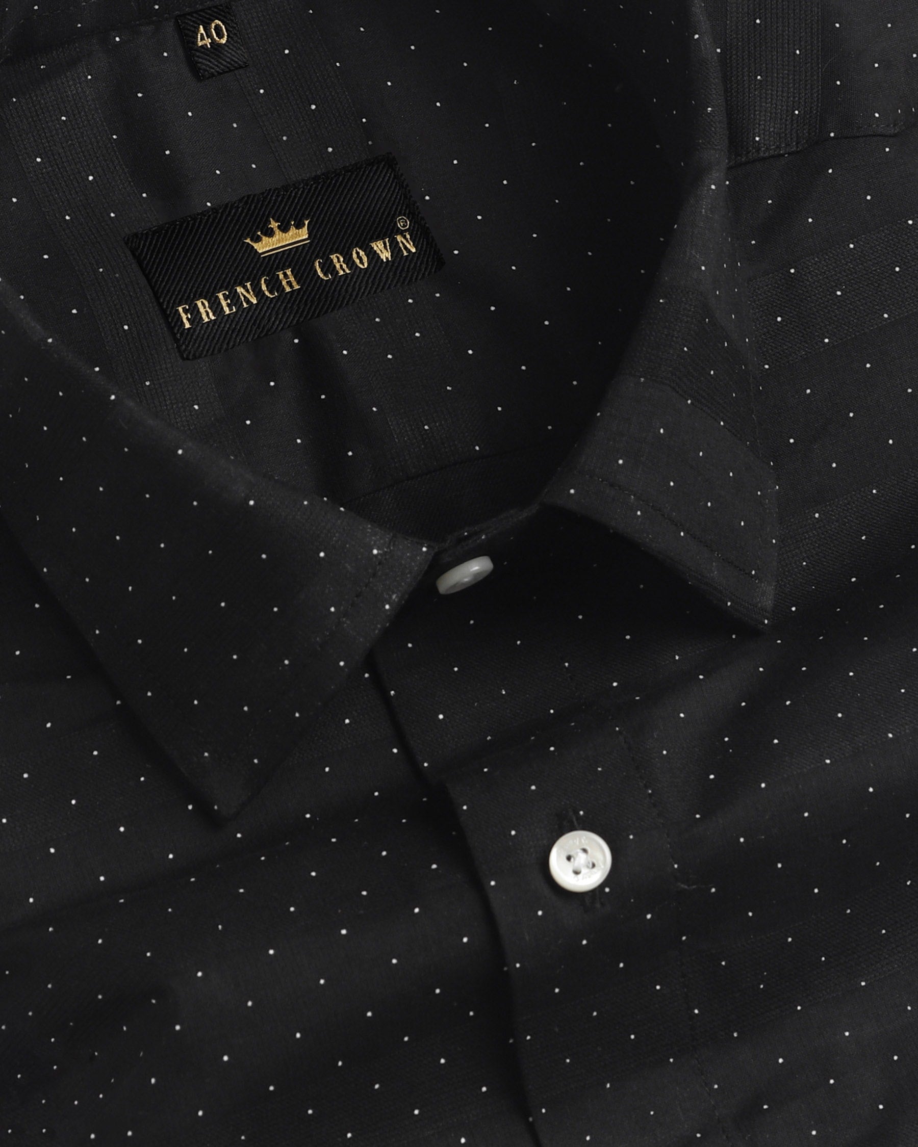 Jade Black Dobby Stripe Patterned Giza Cotton shirt 4104-H-38, 4104-38, 4104-H-40, 4104-H-42, 4104-44, 4104-46, 4104-48, 4104-H-46, 4104-39, 4104-H-39, 4104-40, 4104-42, 4104-H-44, 4104-H-50, 4104-H-48, 4104-50, 4104-52, 4104-H-52
