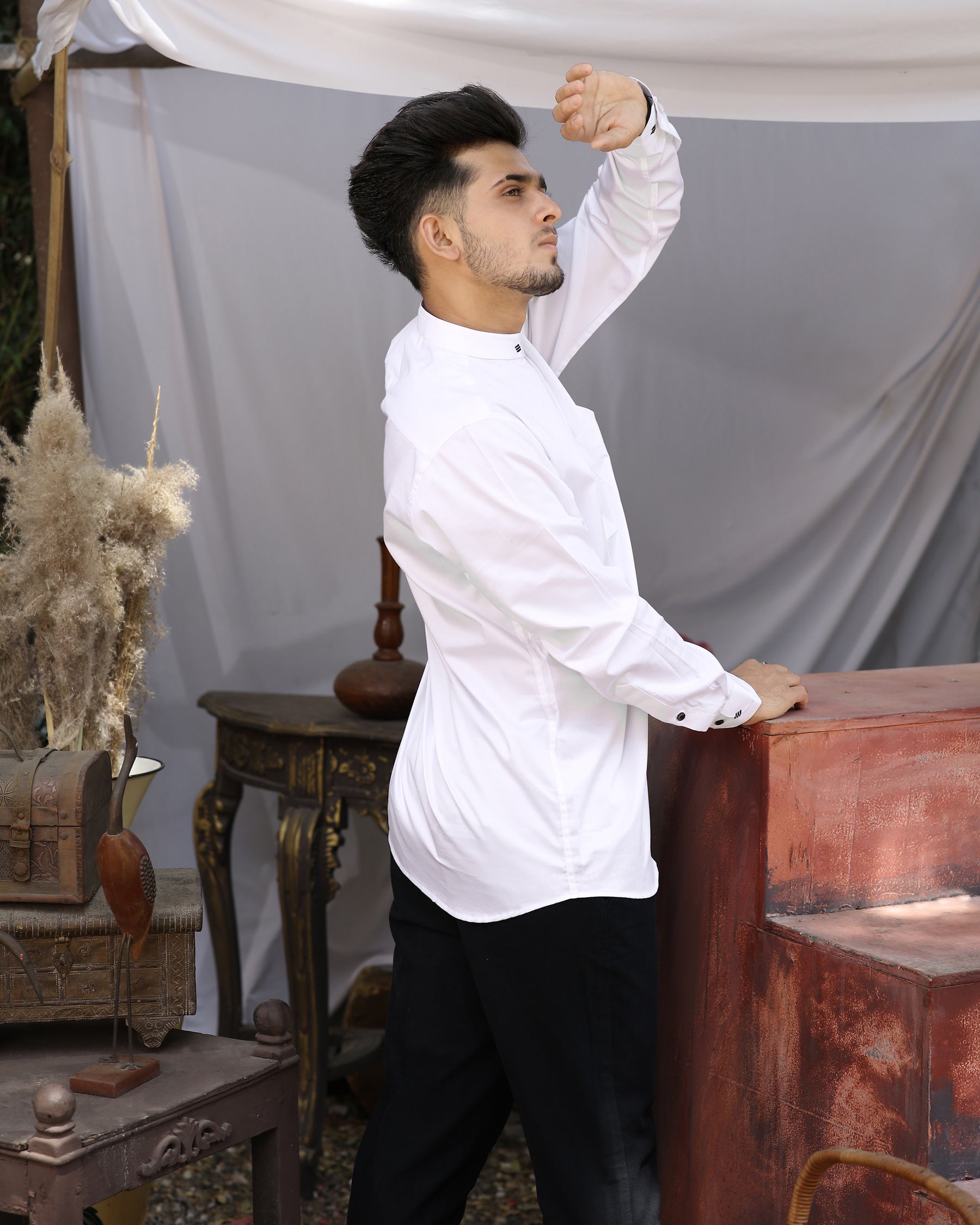 Bright White Subtle Sheen Designer Super Soft Kurta Style Giza Cotton Shirt 4173-KS-BLK-P27-38, 4173-KS-BLK-P27-H-38, 4173-KS-BLK-P27-39, 4173-KS-BLK-P27-H-39, 4173-KS-BLK-P27-40, 4173-KS-BLK-P27-H-40, 4173-KS-BLK-P27-42, 4173-KS-BLK-P27-H-42, 4173-KS-BLK-P27-44, 4173-KS-BLK-P27-H-44, 4173-KS-BLK-P27-46, 4173-KS-BLK-P27-H-46, 4173-KS-BLK-P27-48, 4173-KS-BLK-P27-H-48, 4173-KS-BLK-P27-50, 4173-KS-BLK-P27-H-50, 4173-KS-BLK-P27-52, 4173-KS-BLK-P27-H-52