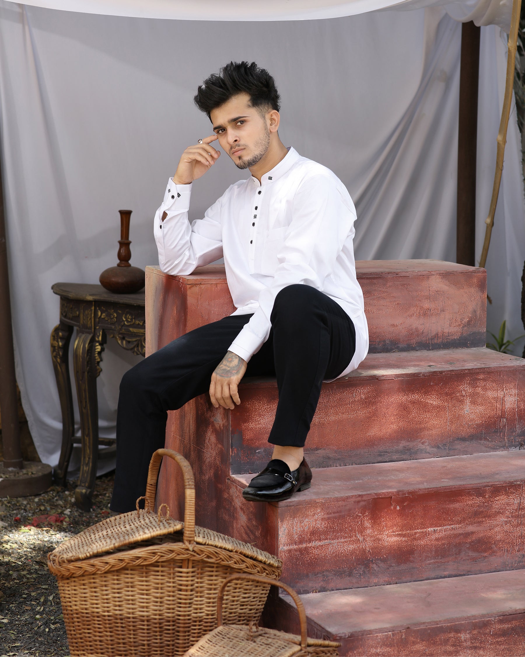 Bright White Subtle Sheen Designer Super Soft Kurta Style Giza Cotton Shirt 4173-KS-BLK-P27-38, 4173-KS-BLK-P27-H-38, 4173-KS-BLK-P27-39, 4173-KS-BLK-P27-H-39, 4173-KS-BLK-P27-40, 4173-KS-BLK-P27-H-40, 4173-KS-BLK-P27-42, 4173-KS-BLK-P27-H-42, 4173-KS-BLK-P27-44, 4173-KS-BLK-P27-H-44, 4173-KS-BLK-P27-46, 4173-KS-BLK-P27-H-46, 4173-KS-BLK-P27-48, 4173-KS-BLK-P27-H-48, 4173-KS-BLK-P27-50, 4173-KS-BLK-P27-H-50, 4173-KS-BLK-P27-52, 4173-KS-BLK-P27-H-52