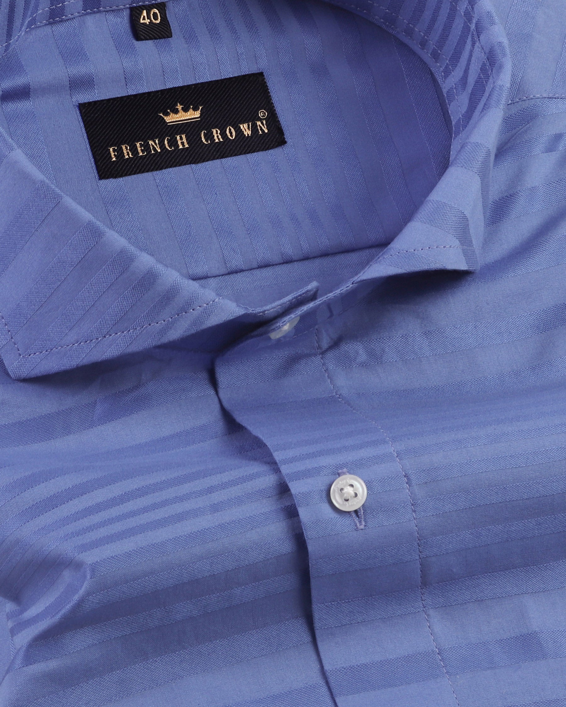 Wild Blue Dobby Striped Giza Cotton shirt 4218-CA-38, 4218-CA-H-39, 4218-CA-40, 4218-CA-H-42, 4218-CA-44, 4218-CA-39, 4218-CA-H-40, 4218-CA-42, 4218-CA-50, 4218-CA-52, 4218-CA-H-52, 4218-CA-H-44, 4218-CA-46, 4218-CA-H-46, 4218-CA-48, 4218-CA-H-38, 4218-CA-H-48, 4218-CA-H-50