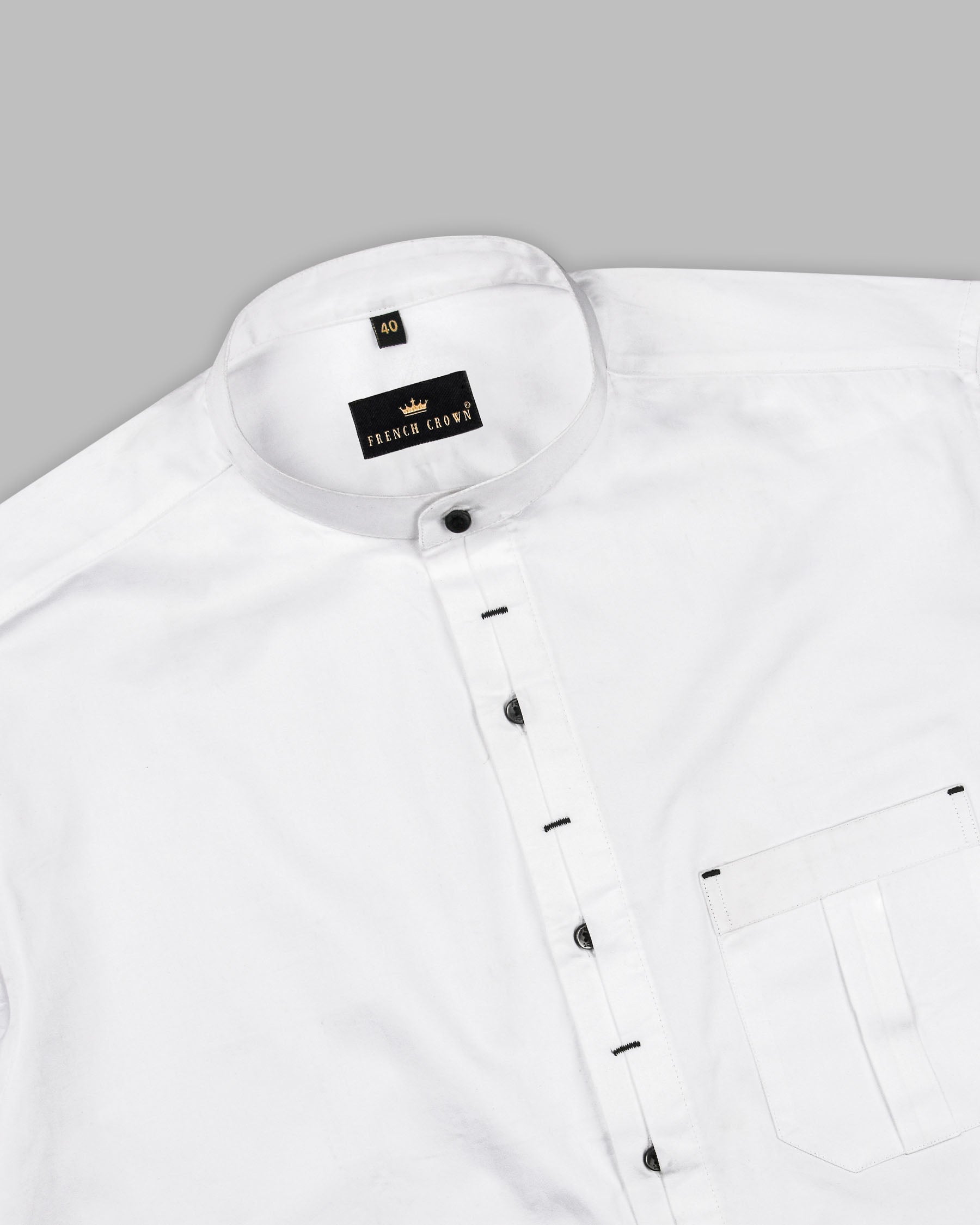 Bright White Subtle Sheen Mandarin Collar Designer Shirt 4360-M-BLK-P32-38, 4360-M-BLK-P32-H-38, 4360-M-BLK-P32-39, 4360-M-BLK-P32-H-39, 4360-M-BLK-P32-40, 4360-M-BLK-P32-H-40, 4360-M-BLK-P32-42, 4360-M-BLK-P32-H-42, 4360-M-BLK-P32-44, 4360-M-BLK-P32-H-44, 4360-M-BLK-P32-46, 4360-M-BLK-P32-H-46, 4360-M-BLK-P32-48, 4360-M-BLK-P32-H-48, 4360-M-BLK-P32-50, 4360-M-BLK-P32-H-50, 4360-M-BLK-P32-52, 4360-M-BLK-P32-H-52