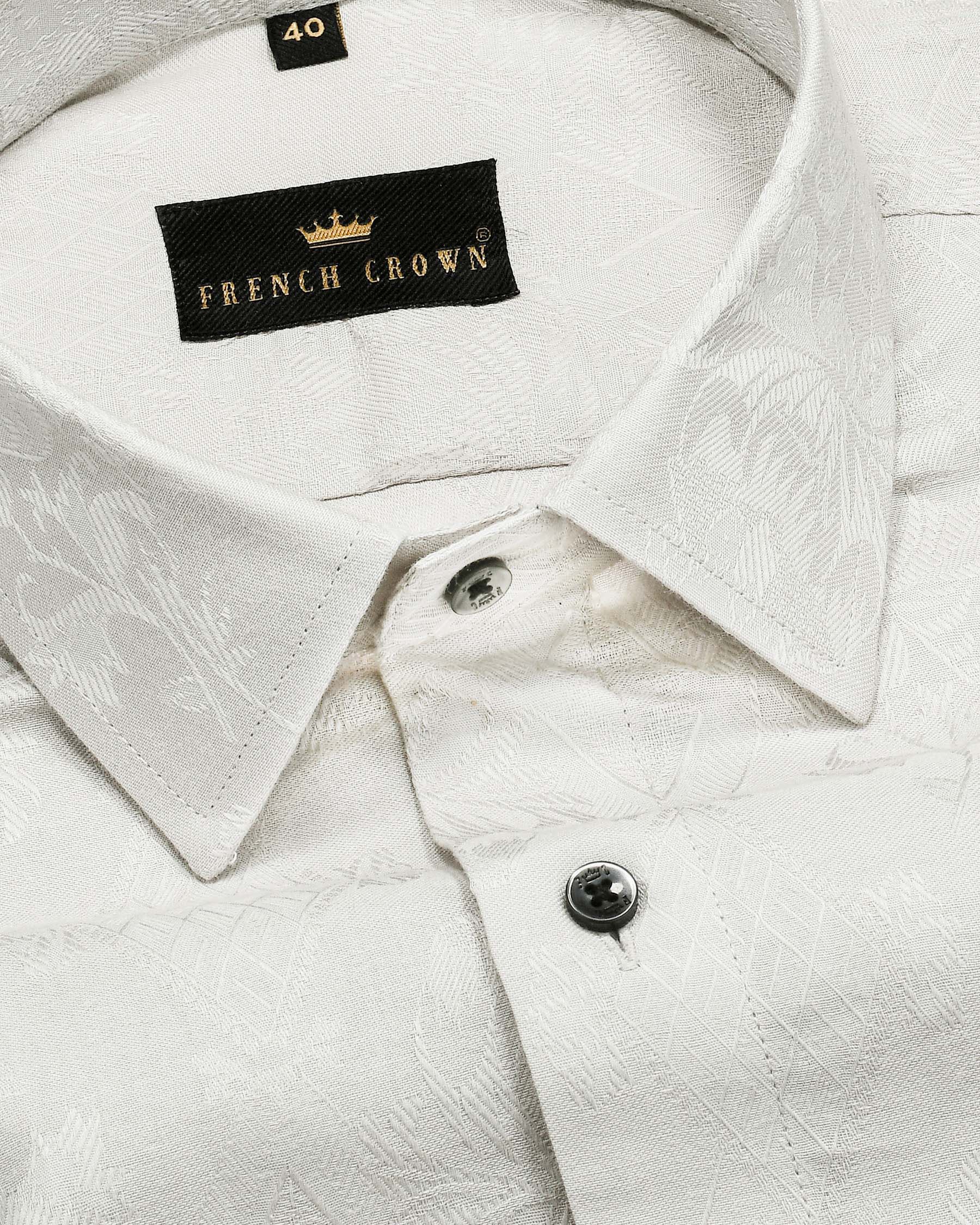 Porcelain Gray Jacquard Textured Premium Giza Cotton Shirt 4372-BLK-38, 4372-BLK-H-38, 4372-BLK-42, 4372-BLK-H-42, 4372-BLK-44, 4372-BLK-H-44, 4372-BLK-46, 4372-BLK-H-46, 4372-BLK-48, 4372-BLK-H-48, 4372-BLK-H-50, 4372-BLK-52, 4372-BLK-H-52, 4372-BLK-50, 4372-BLK-39, 4372-BLK-H-39, 4372-BLK-40, 4372-BLK-H-40