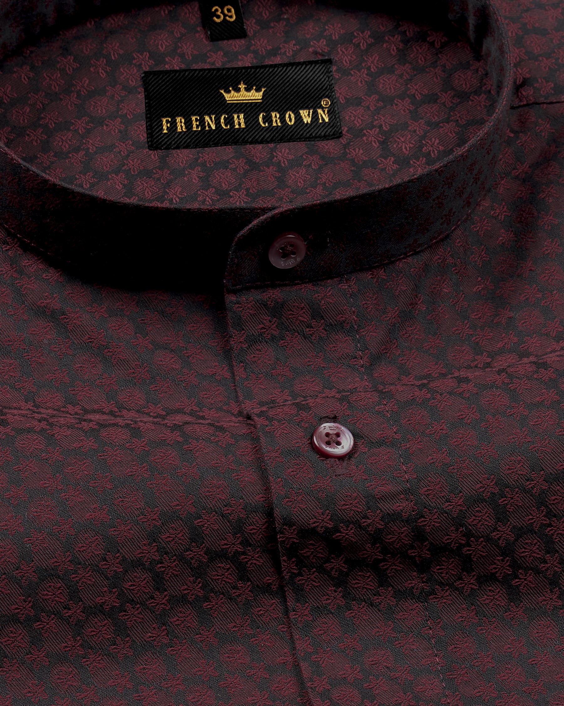 Velvet Maroon & Baltic Sea Flowers Jacquard Textured Premium Cotton Shirt 4413-M-MN-H-39, 4413-M-MN-40, 4413-M-MN-H-40, 4413-M-MN-38, 4413-M-MN-H-38, 4413-M-MN-42, 4413-M-MN-46, 4413-M-MN-48, 4413-M-MN-H-48, 4413-M-MN-52, 4413-M-MN-H-52, 4413-M-MN-50, 4413-M-MN-H-50, 4413-M-MN-H-42, 4413-M-MN-44, 4413-M-MN-H-44, 4413-M-MN-39, 4413-M-MN-H-46